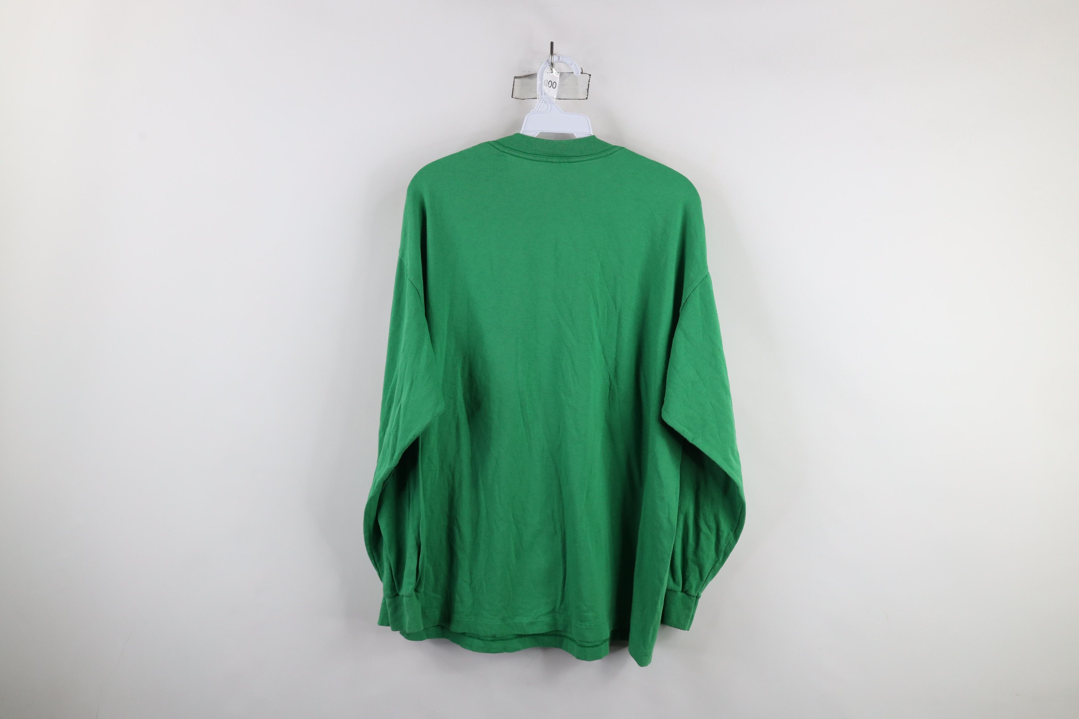 Vintage Vintage 90s Pizza and Subs Long Sleeve T-Shirt Green USA Size US XXL / EU 58 / 5 - 11 Thumbnail