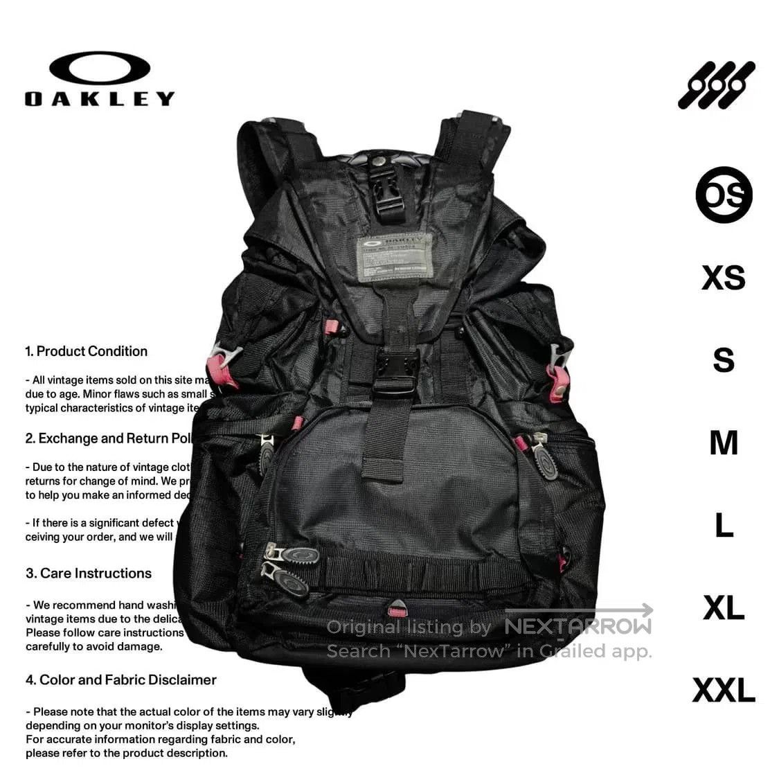 Oakley Vintage Prometheus Functional Backpack.