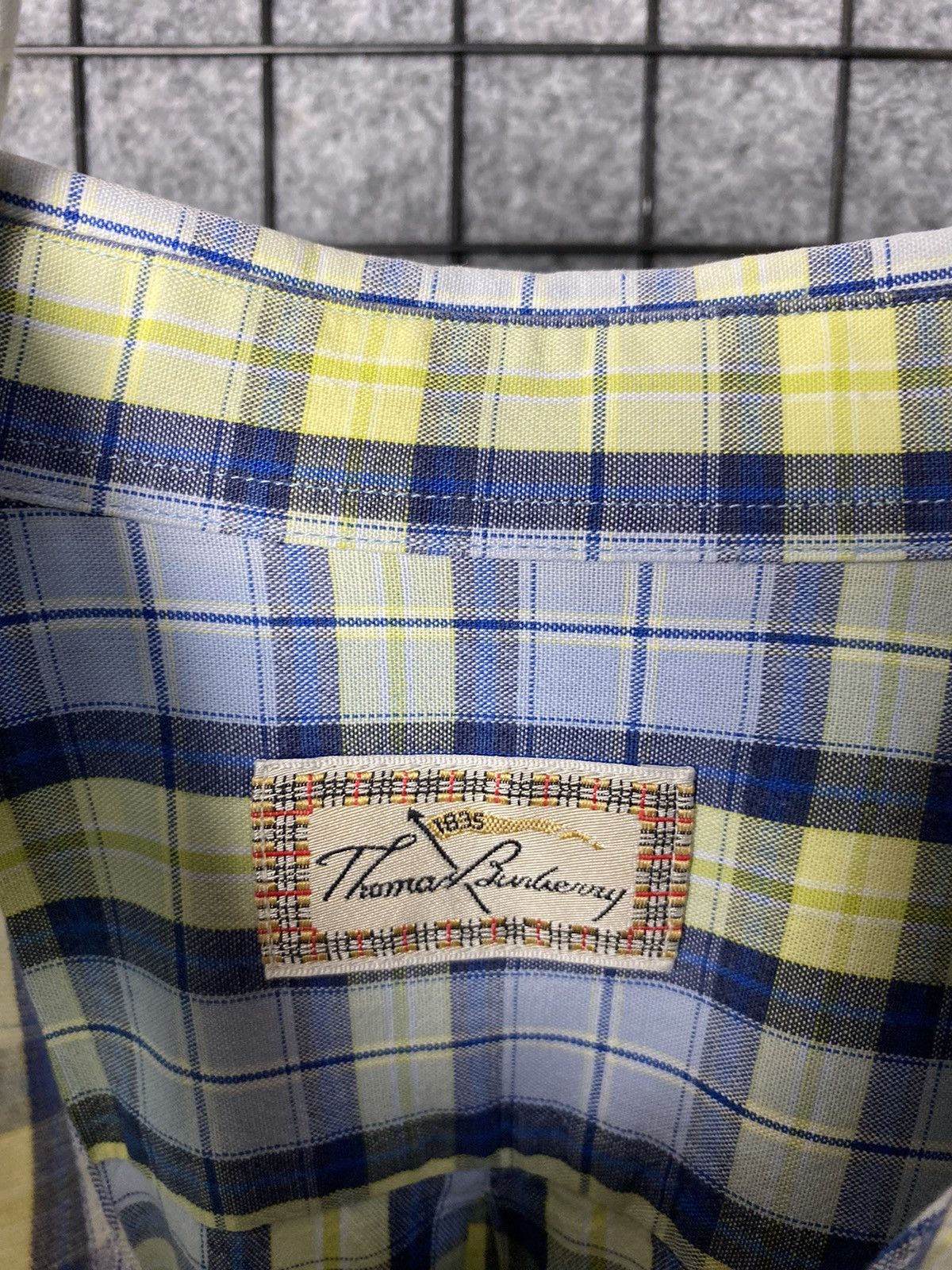 Burberry Thomas Burberry Vintage Tartan Short Sleeve Shirt Size XL Size US XL / EU 56 / 4 - 4 Thumbnail