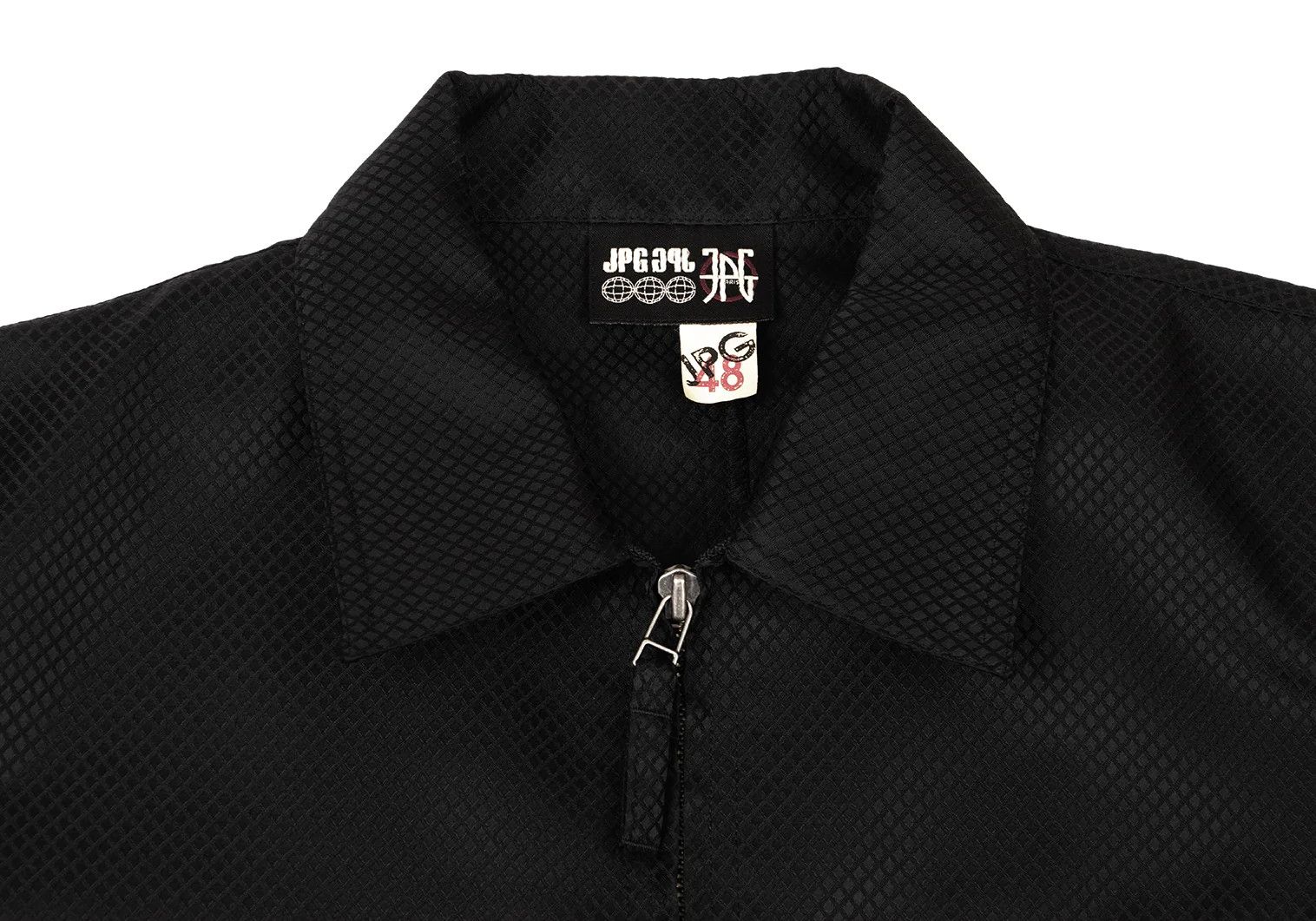 Jean Paul Gaultier Jacquard Zip Shirt Blouson in Black Size 48 Size US M / EU 48-50 / 2 - 3 Thumbnail