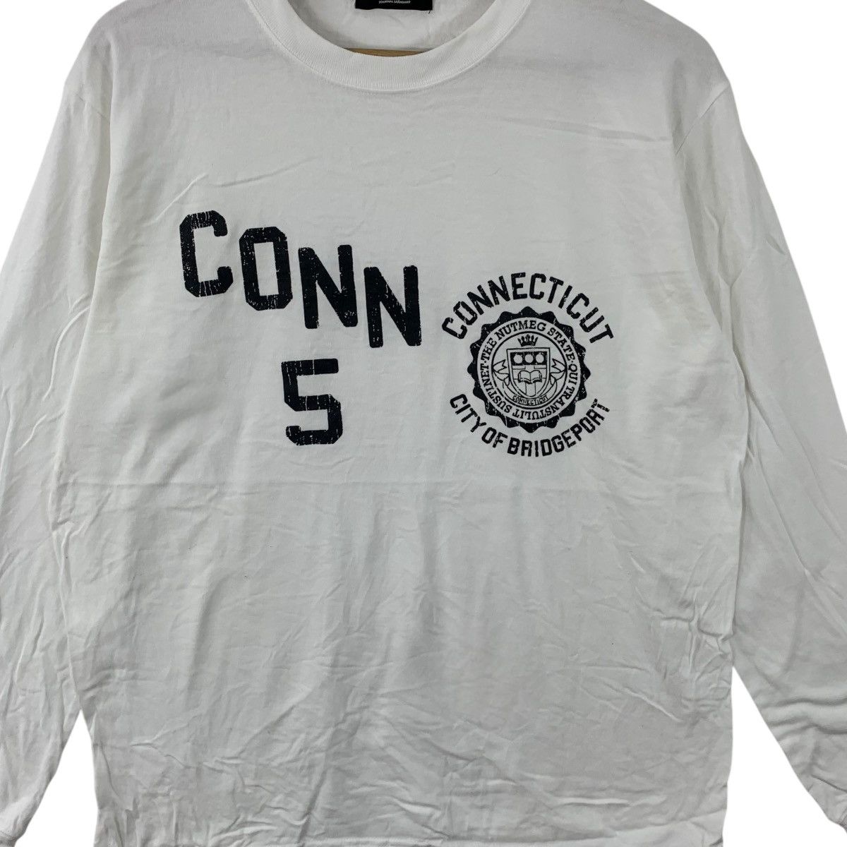 Journal Standard JOURNAL STANDARD JAPAN Connecticut University Tee Shirt Top Size M / US 6-8 / IT 42-44 - 3 Thumbnail