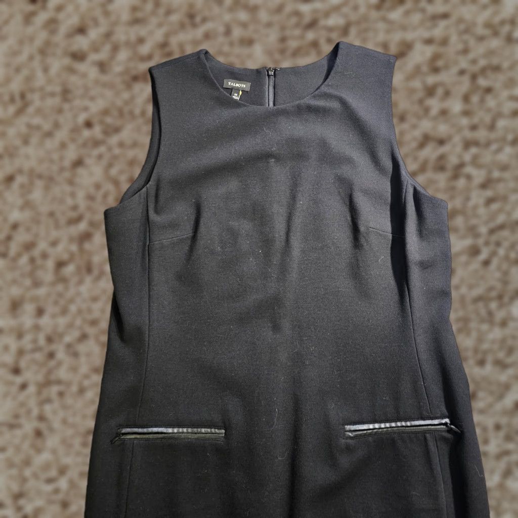 Talbots Talbots Dress Womens 14 Black Sheath Pencil Sleeveless Pockets Casual Career Size XL / US 12-14 / IT 48-50 - 1 Thumbnail