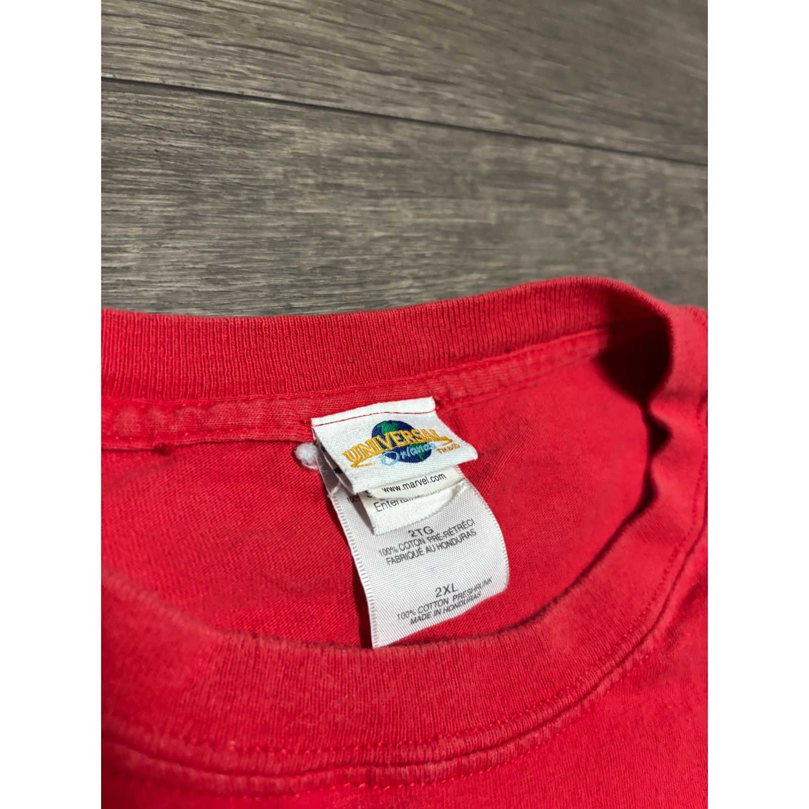 Universal Studios × Vintage Vintage Universal Studios Rides Sz 2XL Red Tee 90s Size US XXL / EU 58 / 5 - 5 Thumbnail