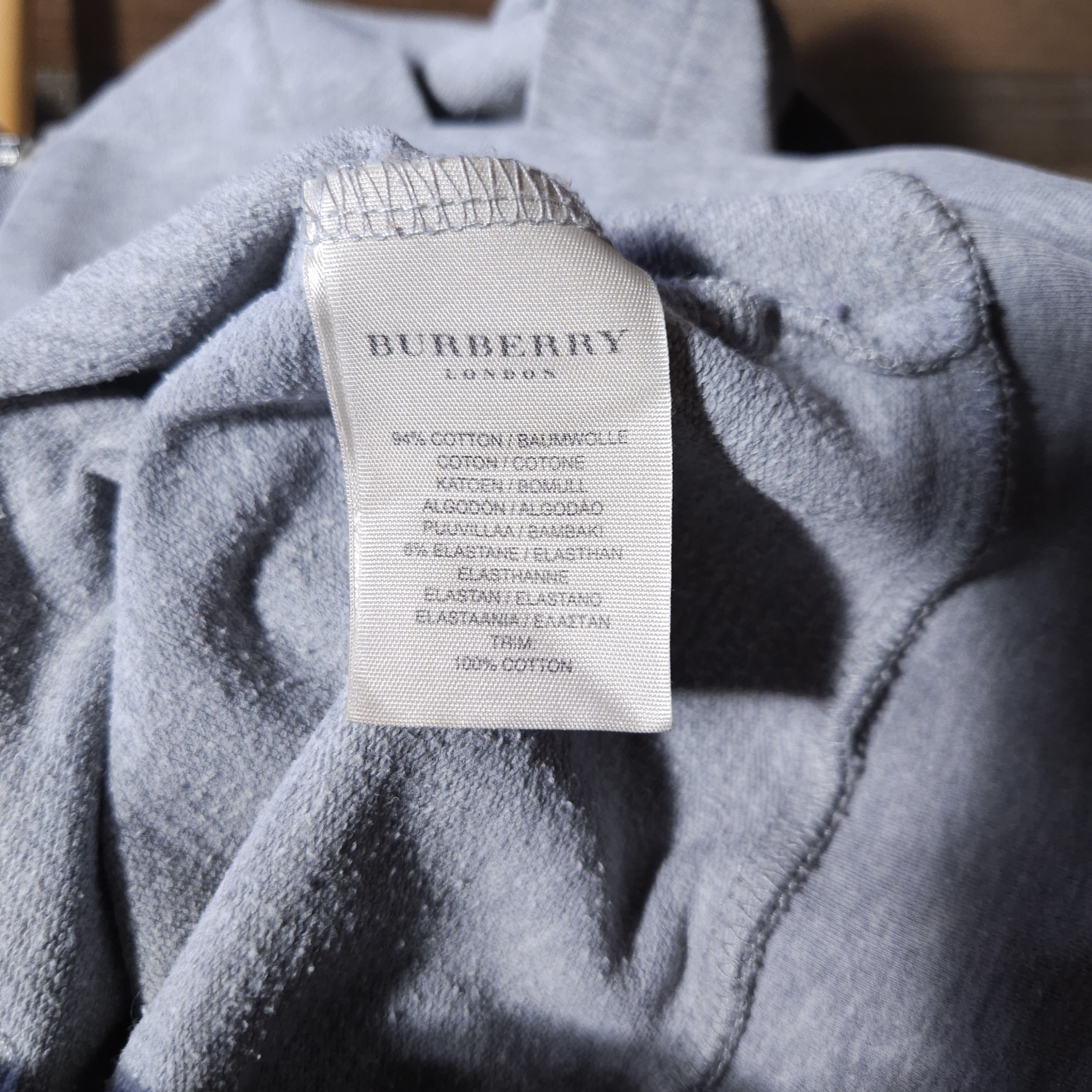 Burberry × Vintage Burberry London Zip Hoodie Nova Check Elbows Cotton Womens M Size M / US 6-8 / IT 42-44 - 6 Thumbnail