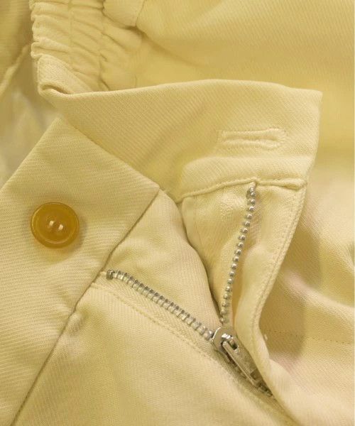 Comme des Garcons Homme Deux Casual Pants Polyester Zipper Hem Plain Slacks Off White Size US 29 - 4 Thumbnail