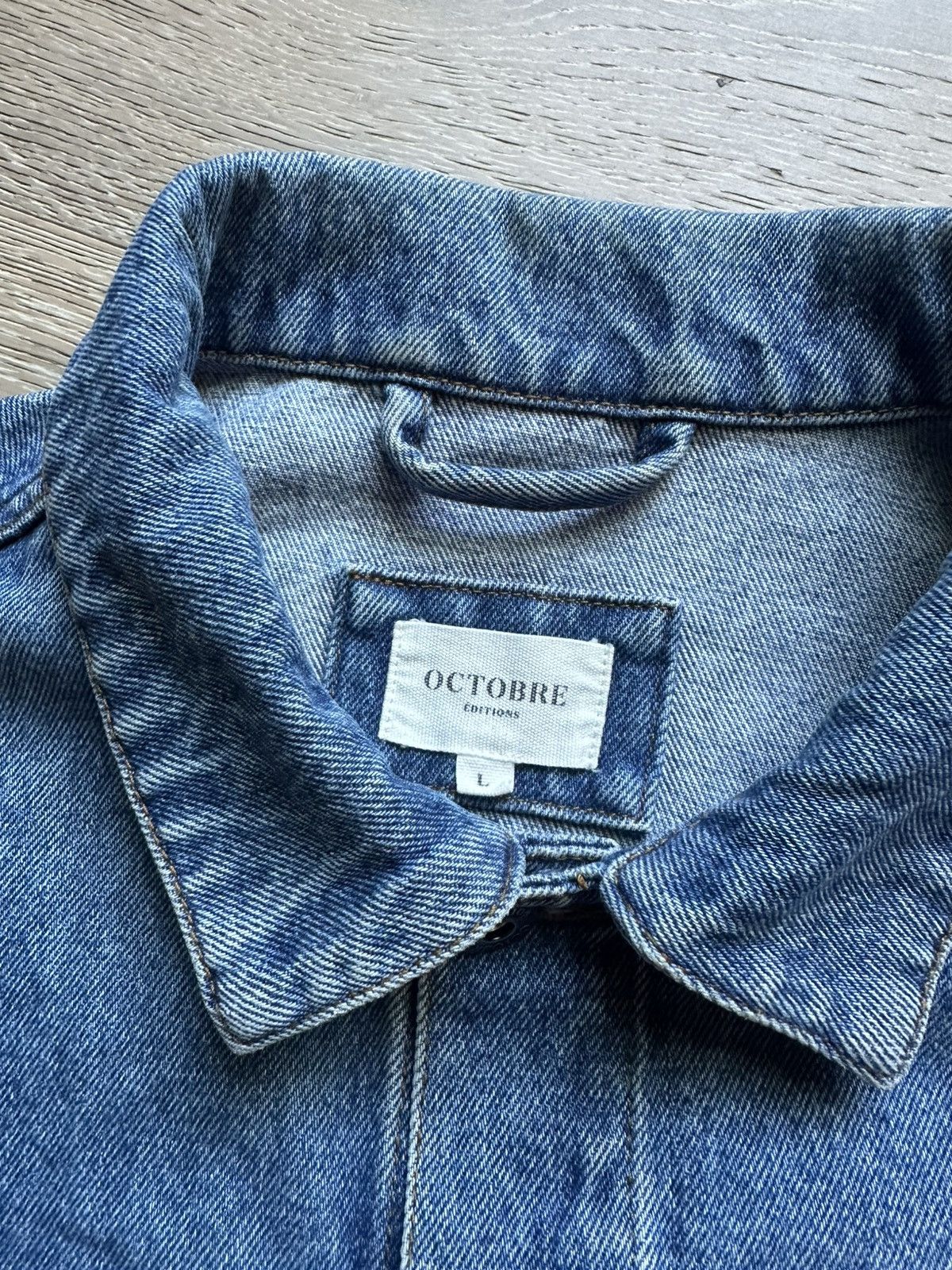 Other Sezane Octobre Editions Denim Jacket Size L Size US L / EU 52-54 / 3 - 2 Thumbnail