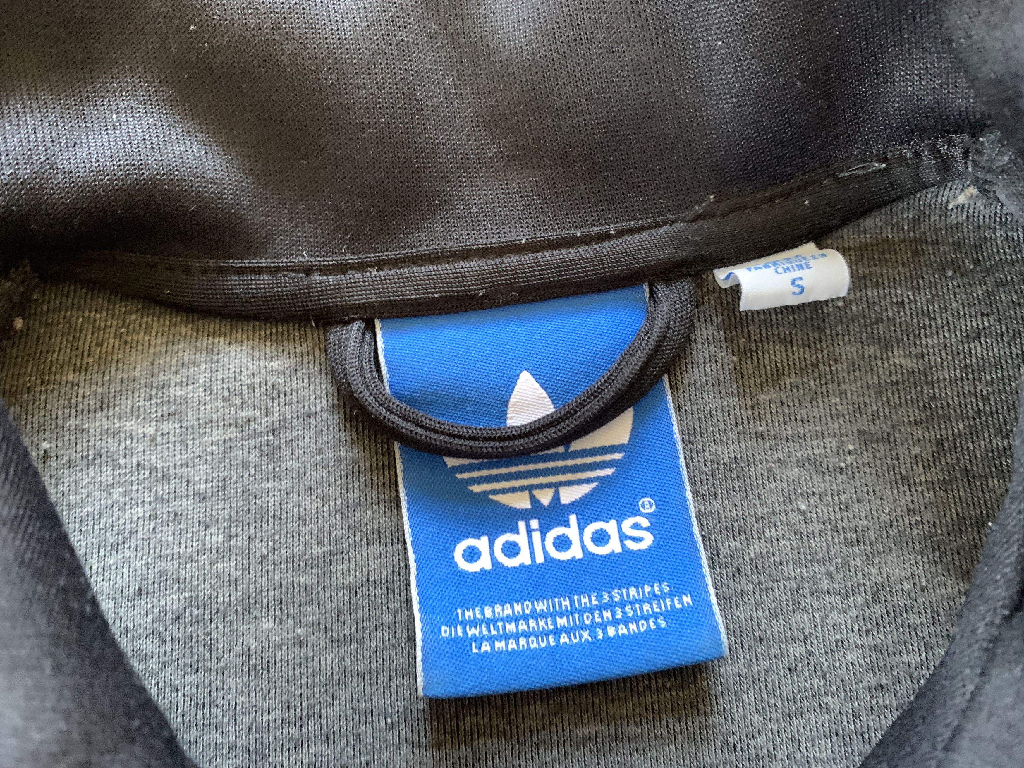 Adidas Womens Adidas Originals Black Track Jacket Full Zip Size S / US 4 / IT 40 - 6 Thumbnail