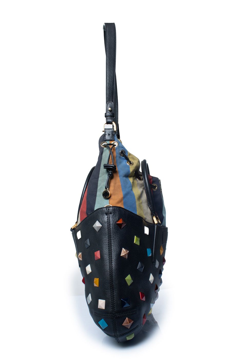 Fendi Fendi, B.Fab convertible studded medium tote Size ONE SIZE - 6 Thumbnail