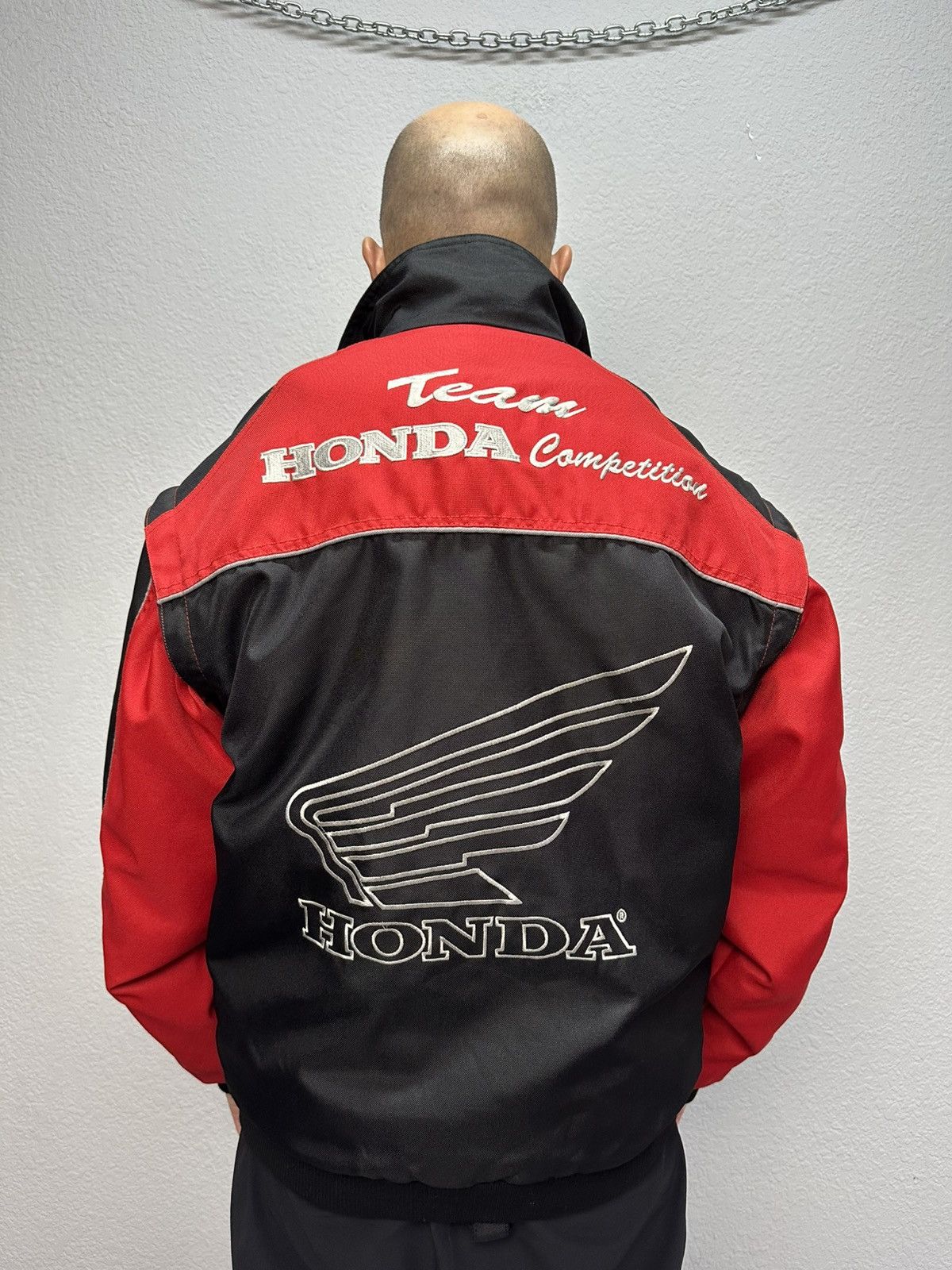 Honda Vintage Honda Racing Jacket Embroidered Big Logo Y2K Formula Size US L / EU 52-54 / 3 - 5 Thumbnail