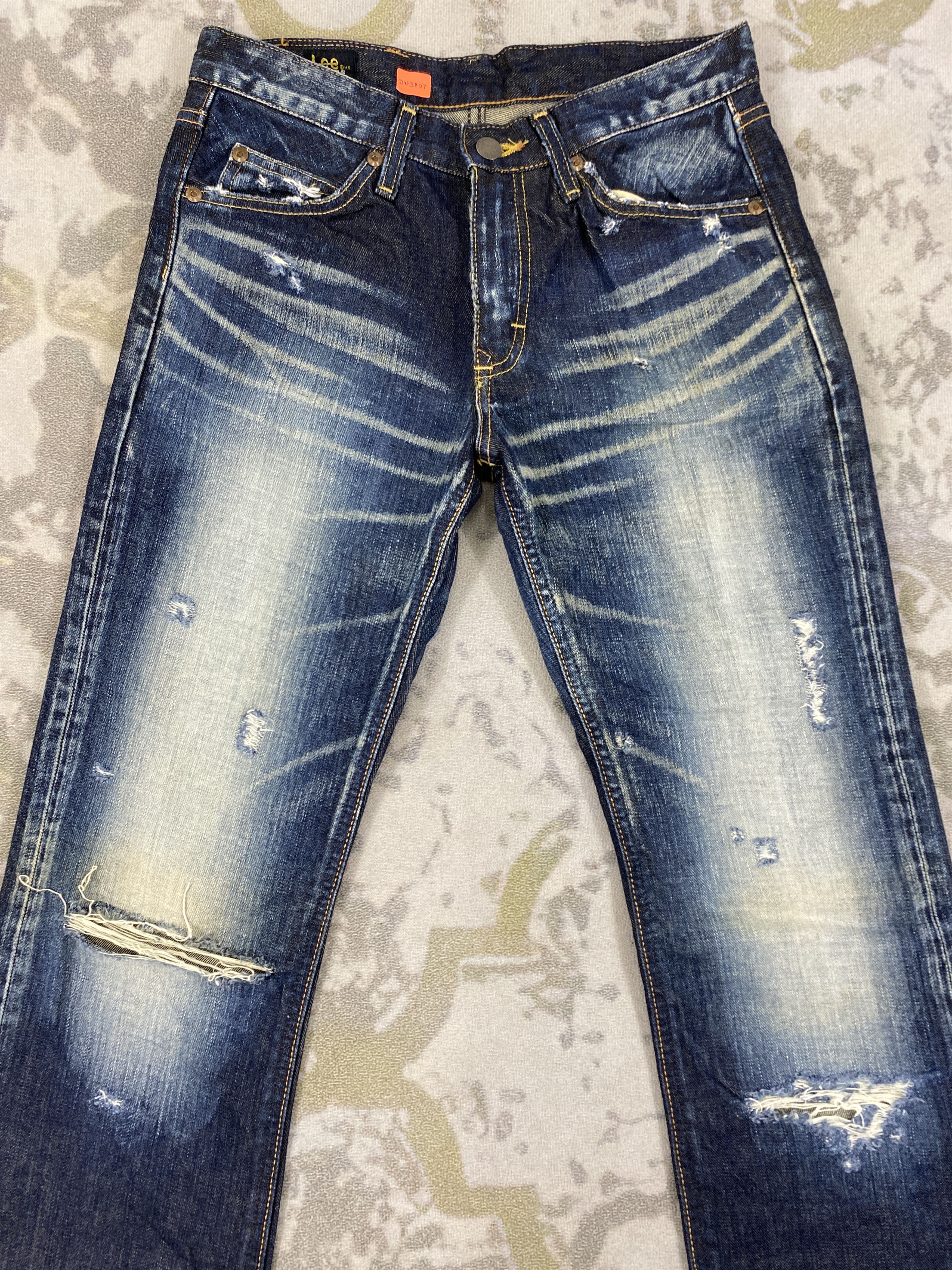 Levi's Vintage Lee Riders Flare Jeans 29x34 Denim- JN3807 Size US 29 - 3 Thumbnail