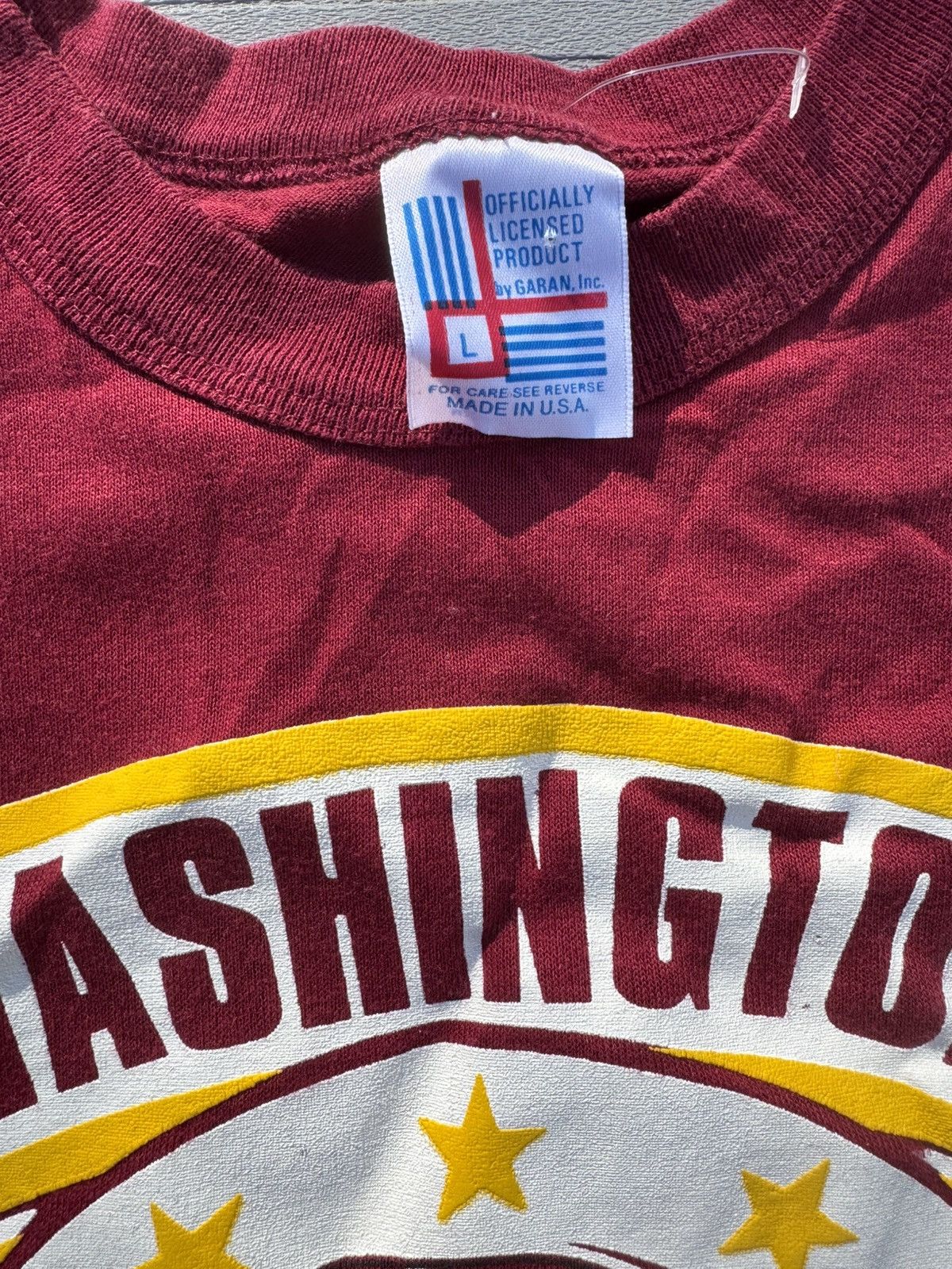 NFL × Vintage Vintage 90s Washington Redskins T-shirt Size US L / EU 52-54 / 3 - 3 Thumbnail