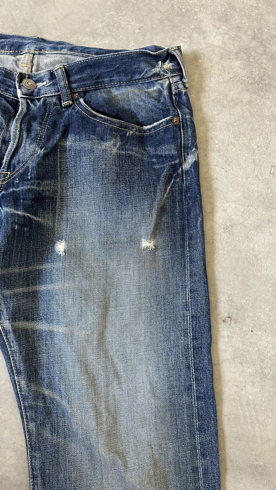 Eternal VINTAGE ETERNAL DISTRESSED DENIM PANT Size US 34 / EU 50 - 5 Thumbnail