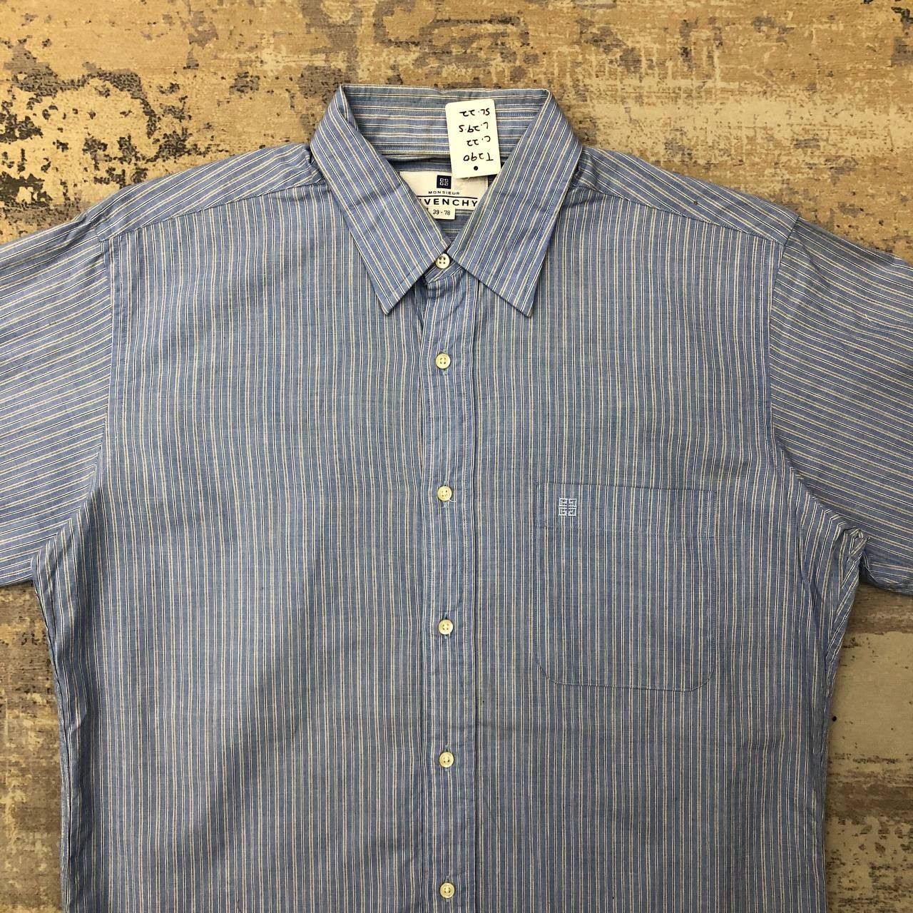 Givenchy T290 GIVENCHY MONSIEUR STRIPED SHIRTS Size US L / EU 52-54 / 3 - 5 Thumbnail
