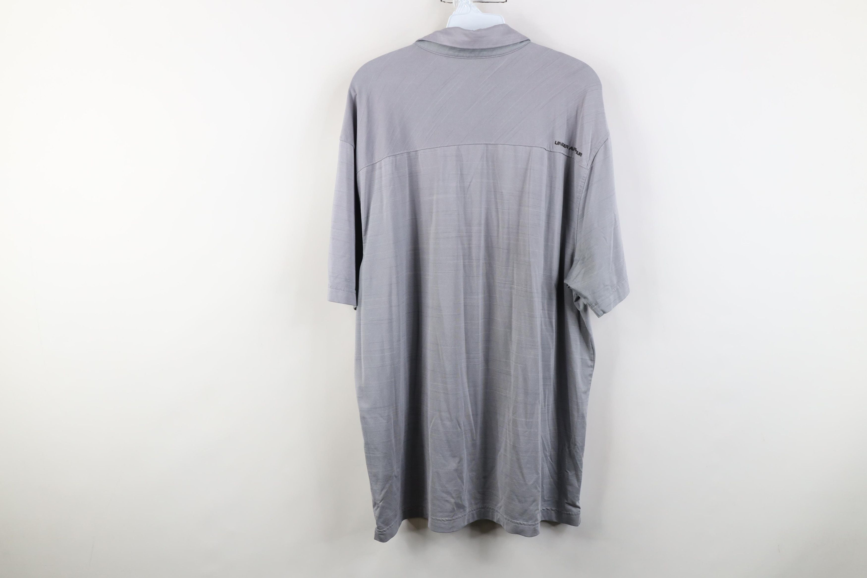 Under Armour Under Armour Chambray Tech Knit Performance Golf Polo Shirt Size US XL / EU 56 / 4 - 13 Thumbnail