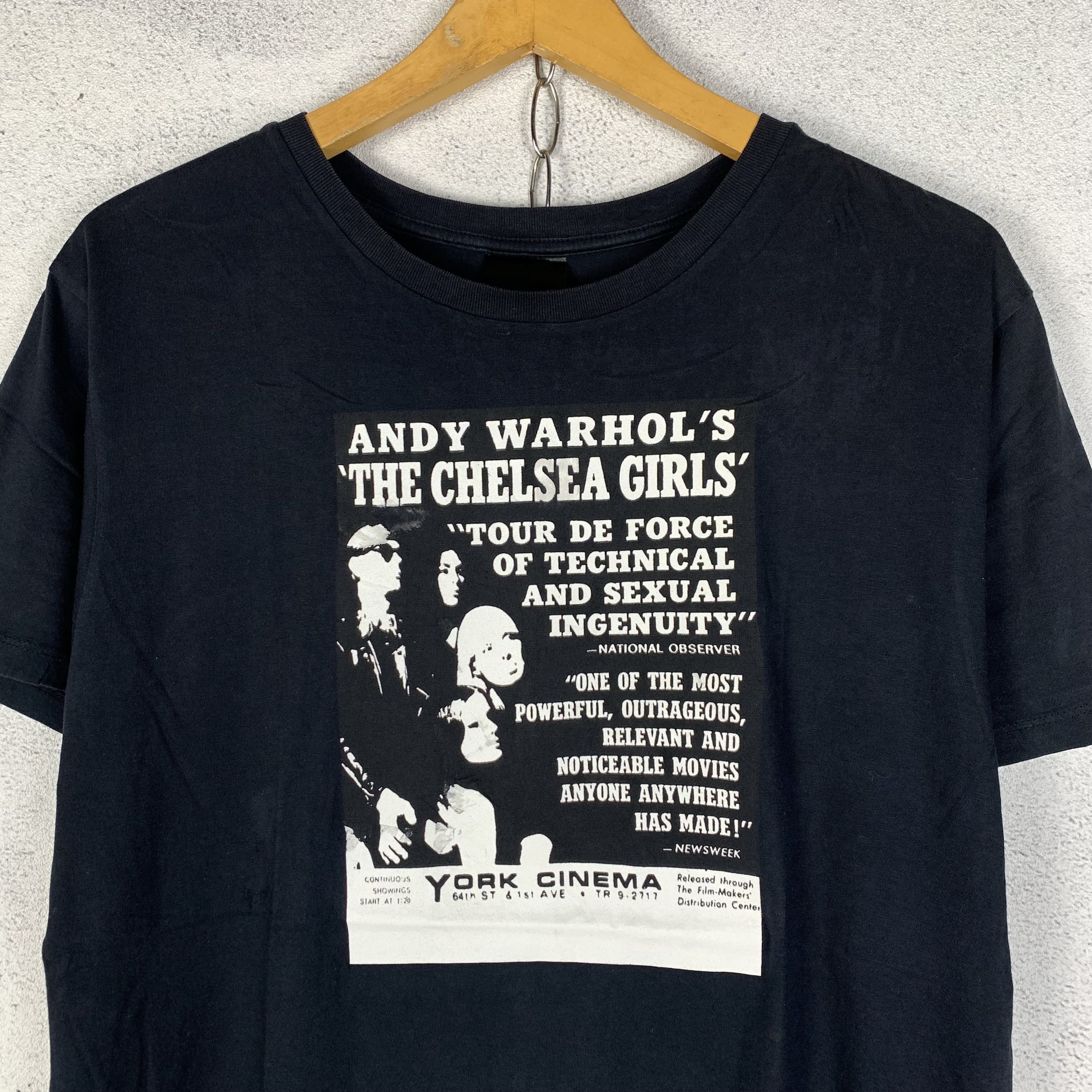 Vintage Andy Warhol's The Chelsea Girls Tshirt Size US M / EU 48-50 / 2 - 2 Thumbnail