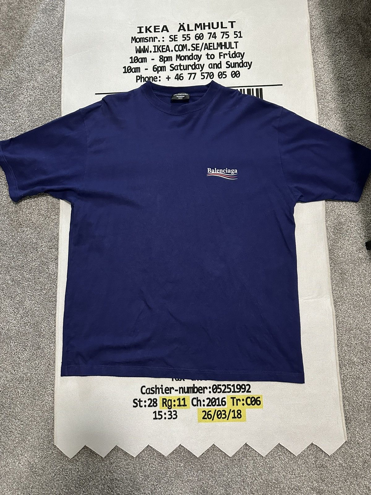 Balenciaga MEN S POLITICAL CAMPAIGN T SHIRT LARGE FIT Grailed