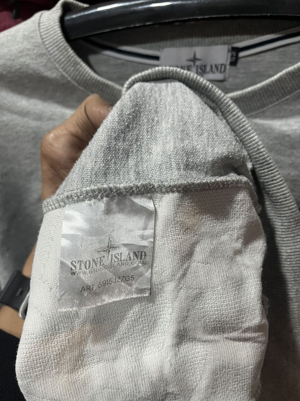 Vintage Stone Island Sweatshirt Logo (bootleg) Size US M / EU 48-50 / 2 - 6 Thumbnail
