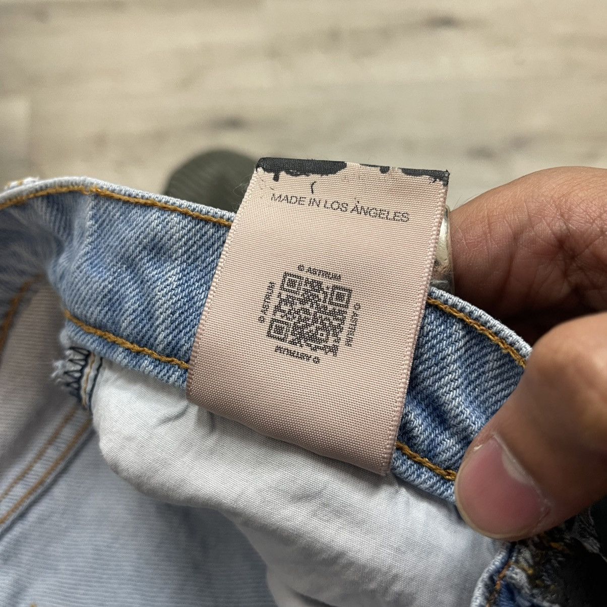Vintage Astrum All Over Print Denim Size US 30 / EU 46 - 5 Thumbnail