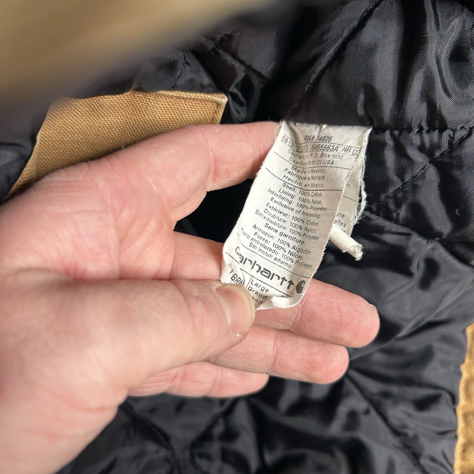 Carhartt Carhartt Quilted Traditional Artic Jacket “Brown” J002 BRN Size US L / EU 52-54 / 3 - 13 Thumbnail