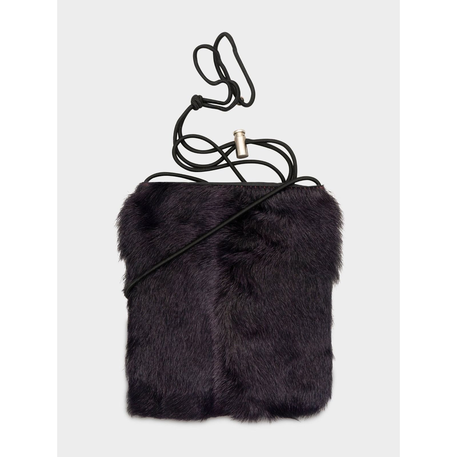 Prada Sport Purple Rabbit Fur Bag Size ONE SIZE - 3 Thumbnail