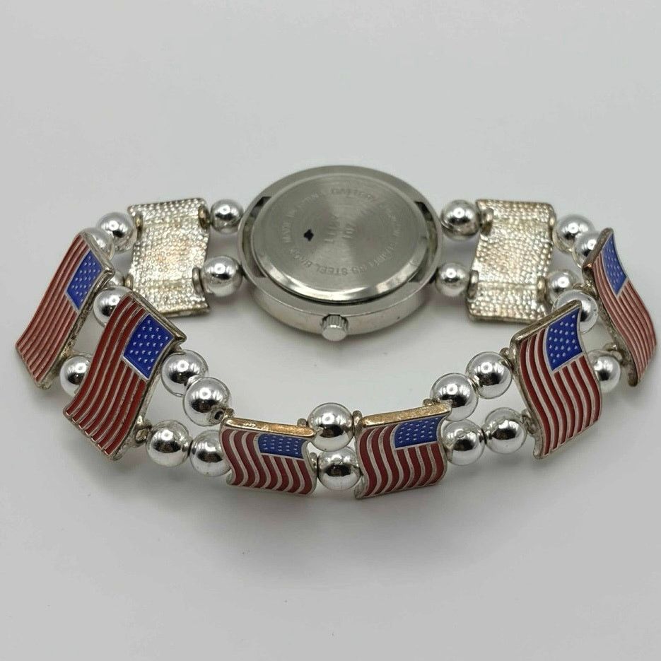 Other Silver American Flag Watch Size ONE SIZE - 4 Thumbnail