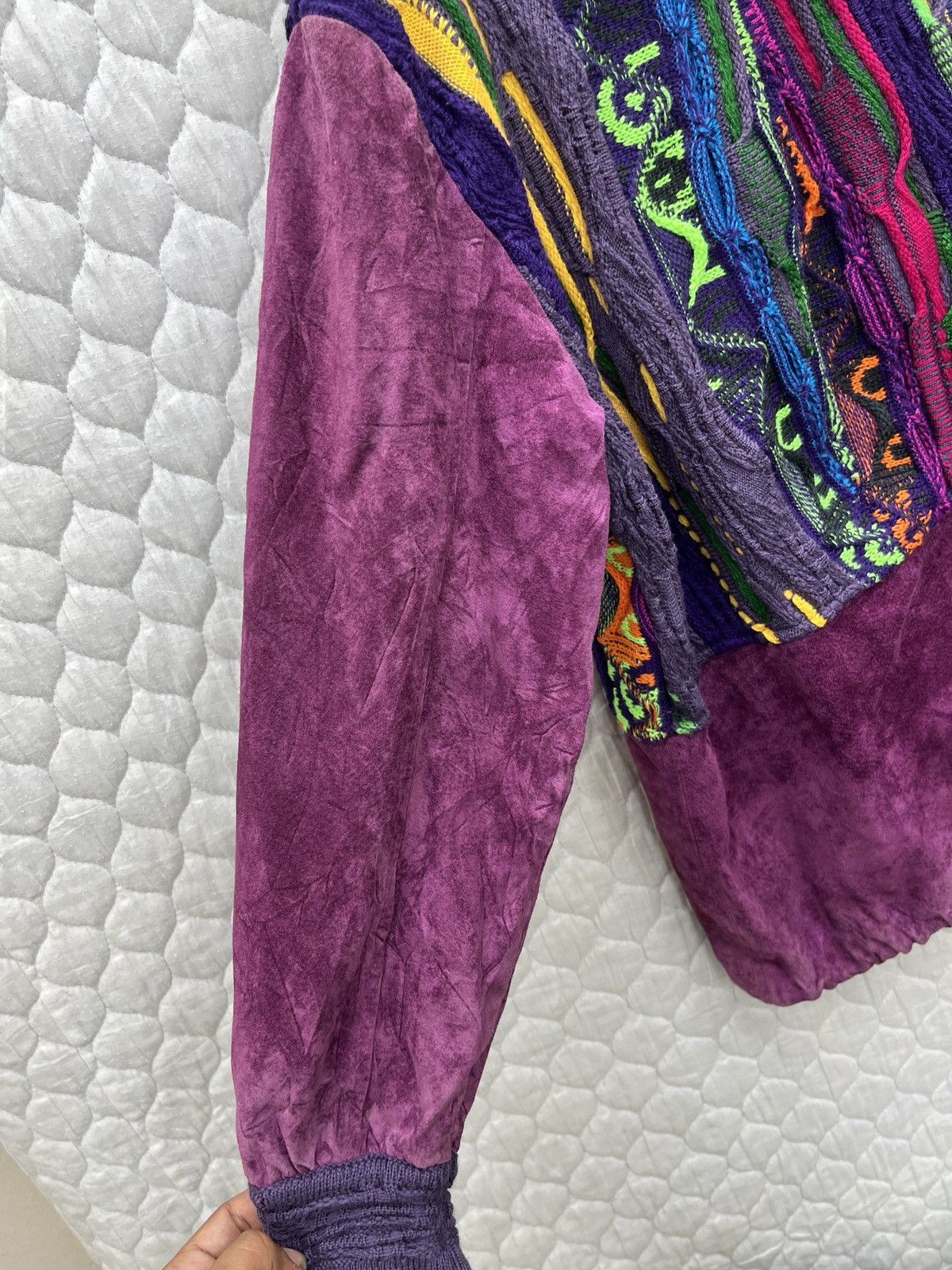 Coogi 🔥🔥🔥STEALS COOGI MULTICOLOUR KNIT + LEATHER JACKET Size US M / EU 48-50 / 2 - 19 Thumbnail