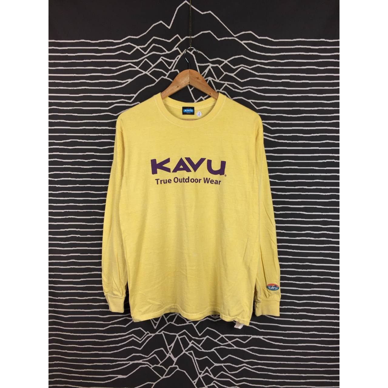 KAVU × Vintage Kavu True Outdoor Wear Spell Out Logo Longsleeve Tee Size US M / EU 48-50 / 2 - 2 Thumbnail