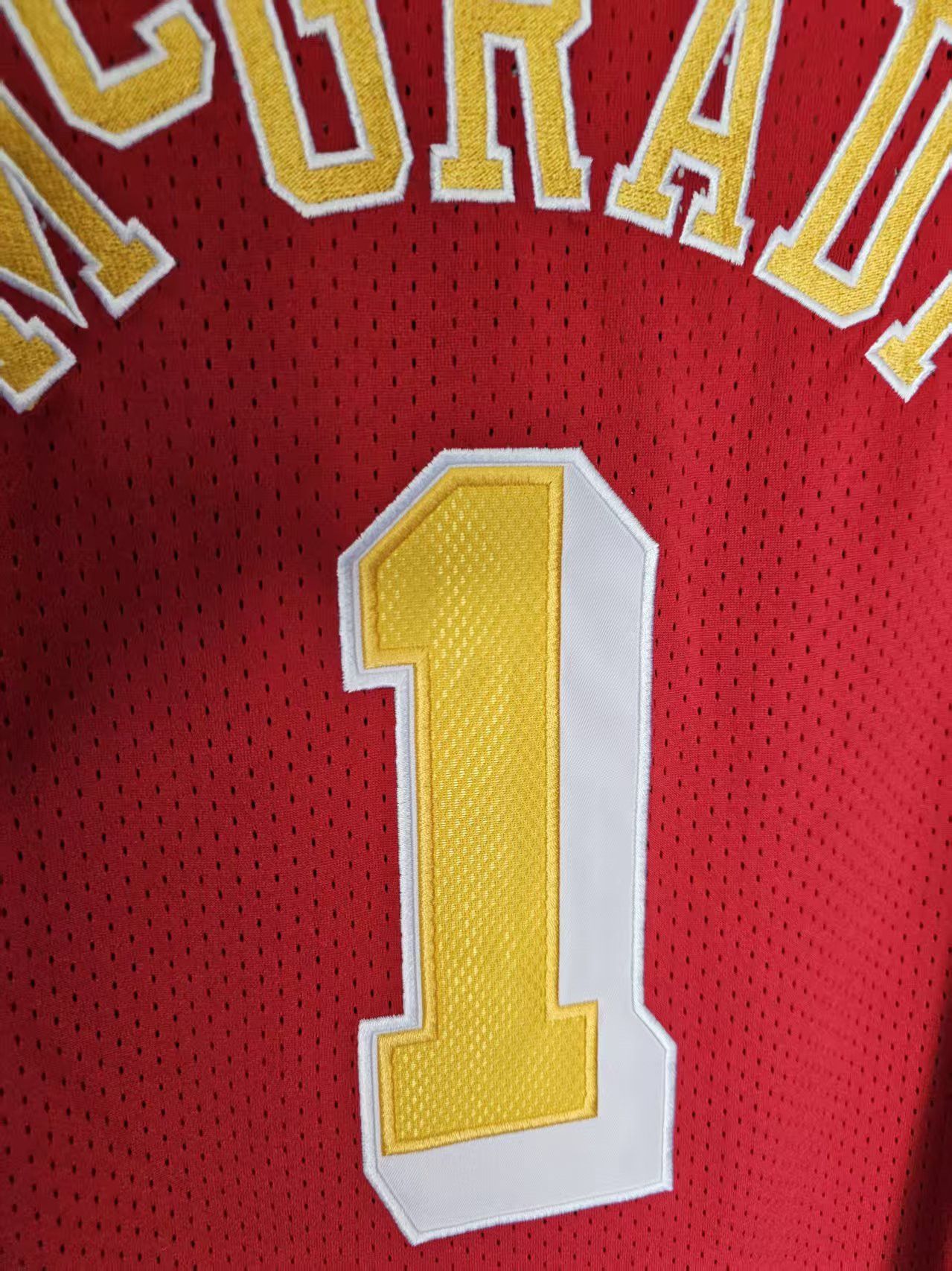 NBA Tracy McGrady Jersey Houston Rockets 1 Double Stitched Size US XL / EU 56 / 4 - 3 Thumbnail