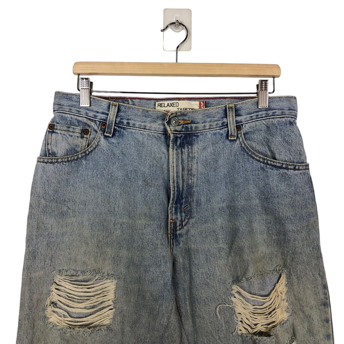 Levi's 🔥90’s Vintage Distressed Denim Jeans Levi’s Lot 550 Size US 32 / EU 48 - 3 Thumbnail