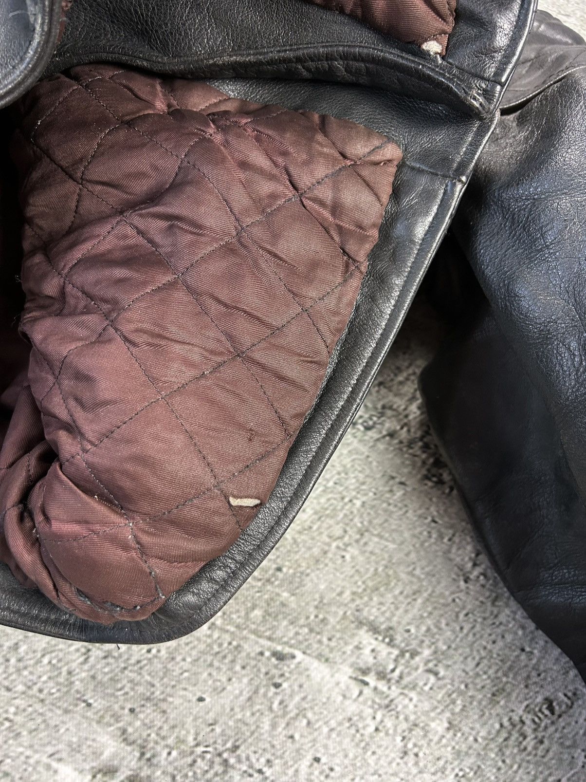 Leather × Vintage Vintage Burton Leather Jacket Avant Garde Rare Brown Size US XL / EU 56 / 4 - 5 Thumbnail