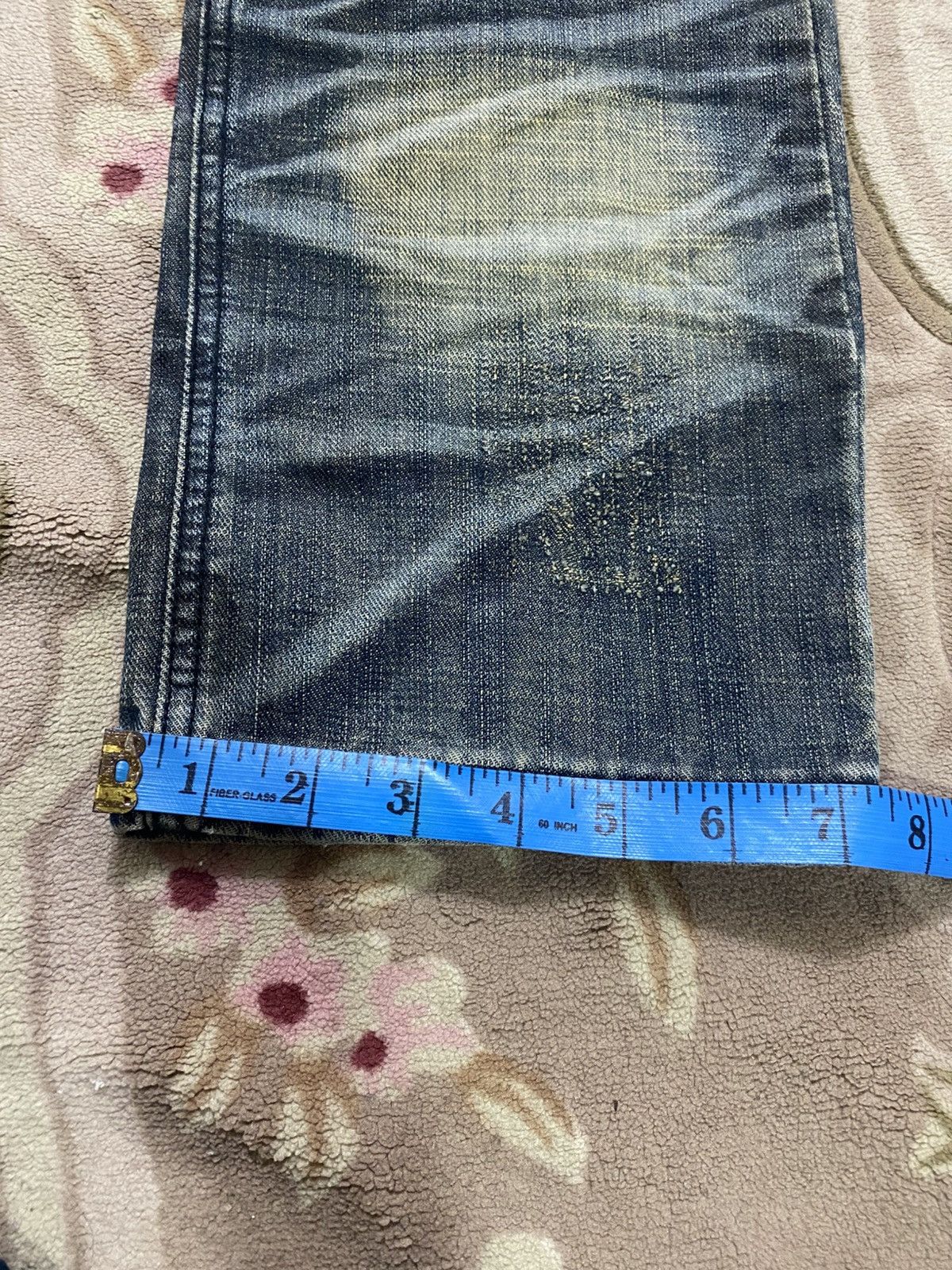Japanese Brand These jeans feature a distressed and punk-inspired design, Size US 30 / EU 46 - 19 Thumbnail