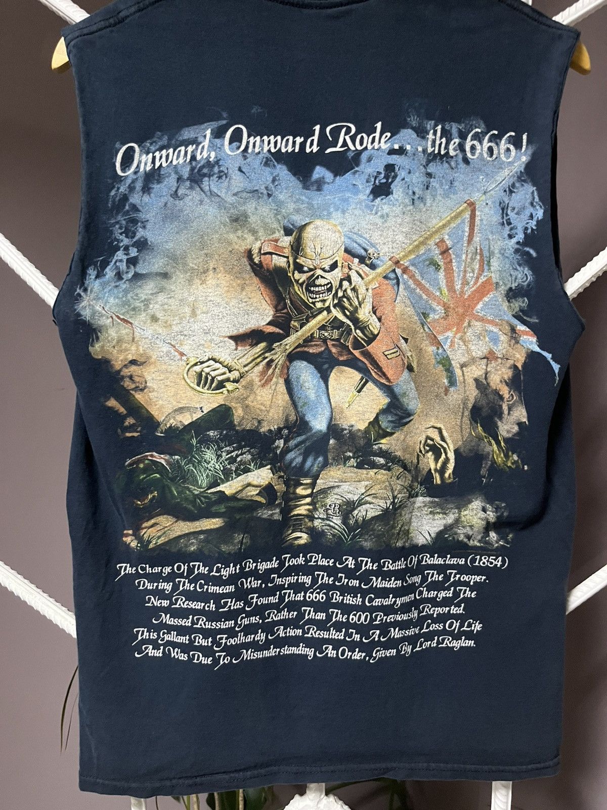 Iron Maiden Vintage Iron Maiden Tank Sleevless Band Tee Rock Punk Style Size US S / EU 44-46 / 1 - 3 Thumbnail