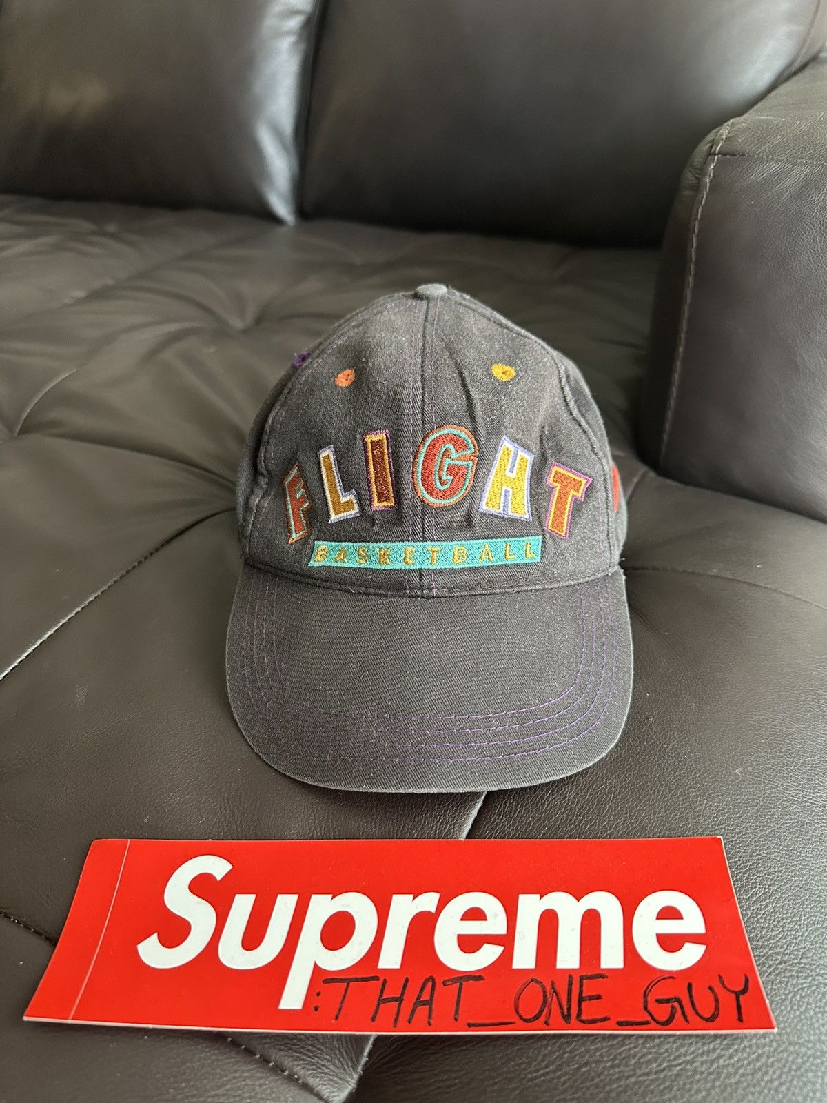 Nike × Vintage Vintage 90’s Nike Flight Basketball Hat Size ONE SIZE - 1 Thumbnail
