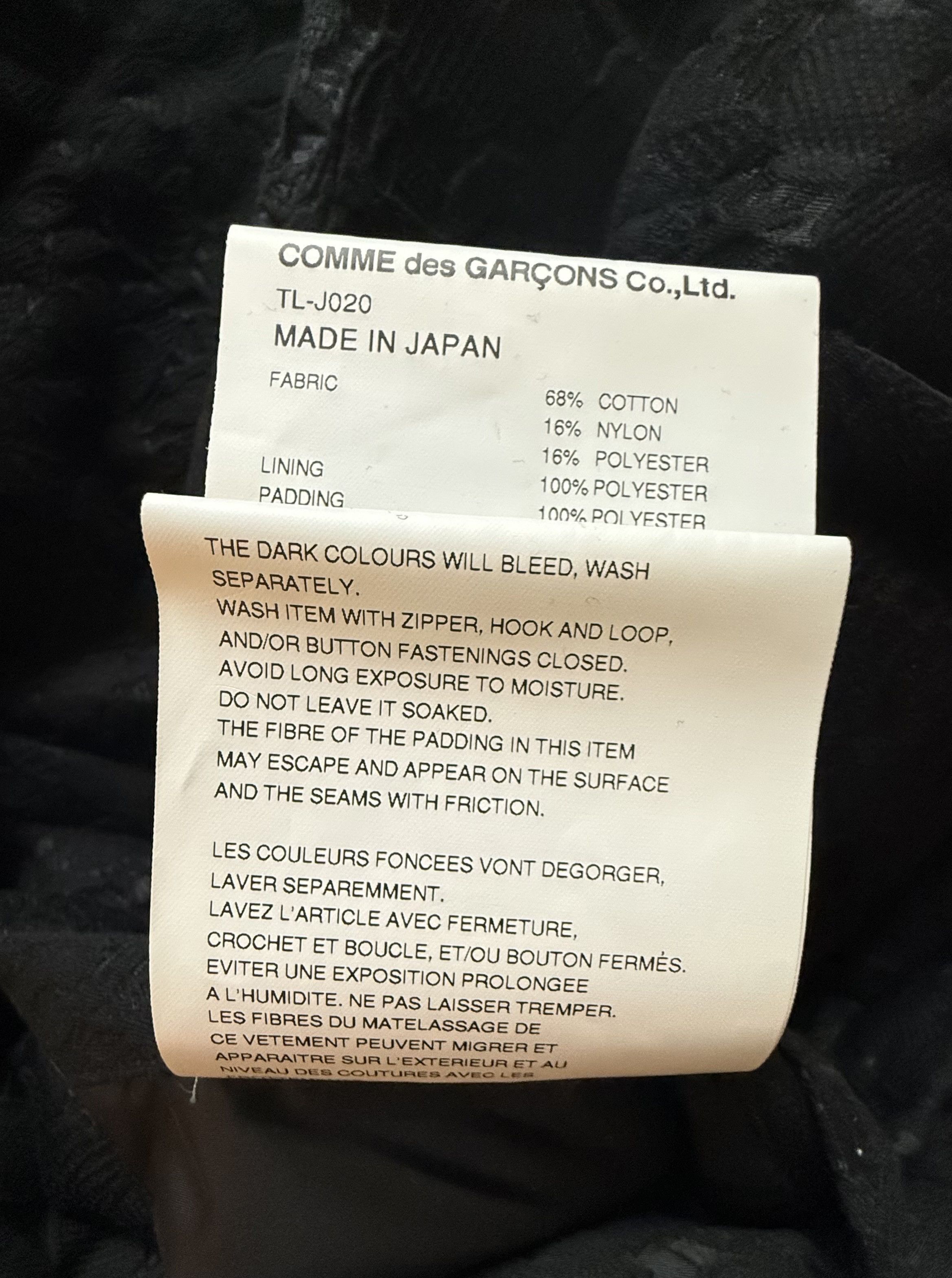 Comme des Garcons Comme Des Garcons Tao Padded Floral Cape Size M / US 6-8 / IT 42-44 - 7 Thumbnail