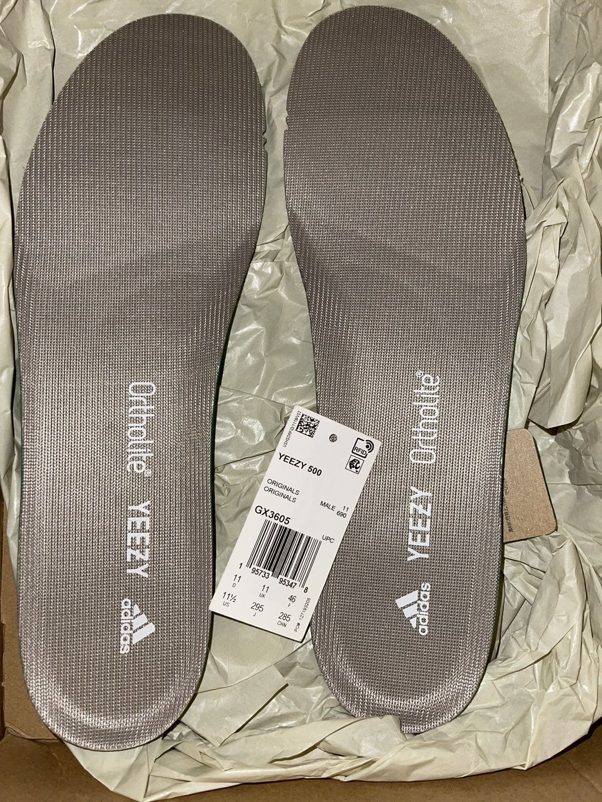 Adidas Yeezy 500 ‘Taupe Light’ Size US 11.5 / EU 44-45 - 6 Thumbnail