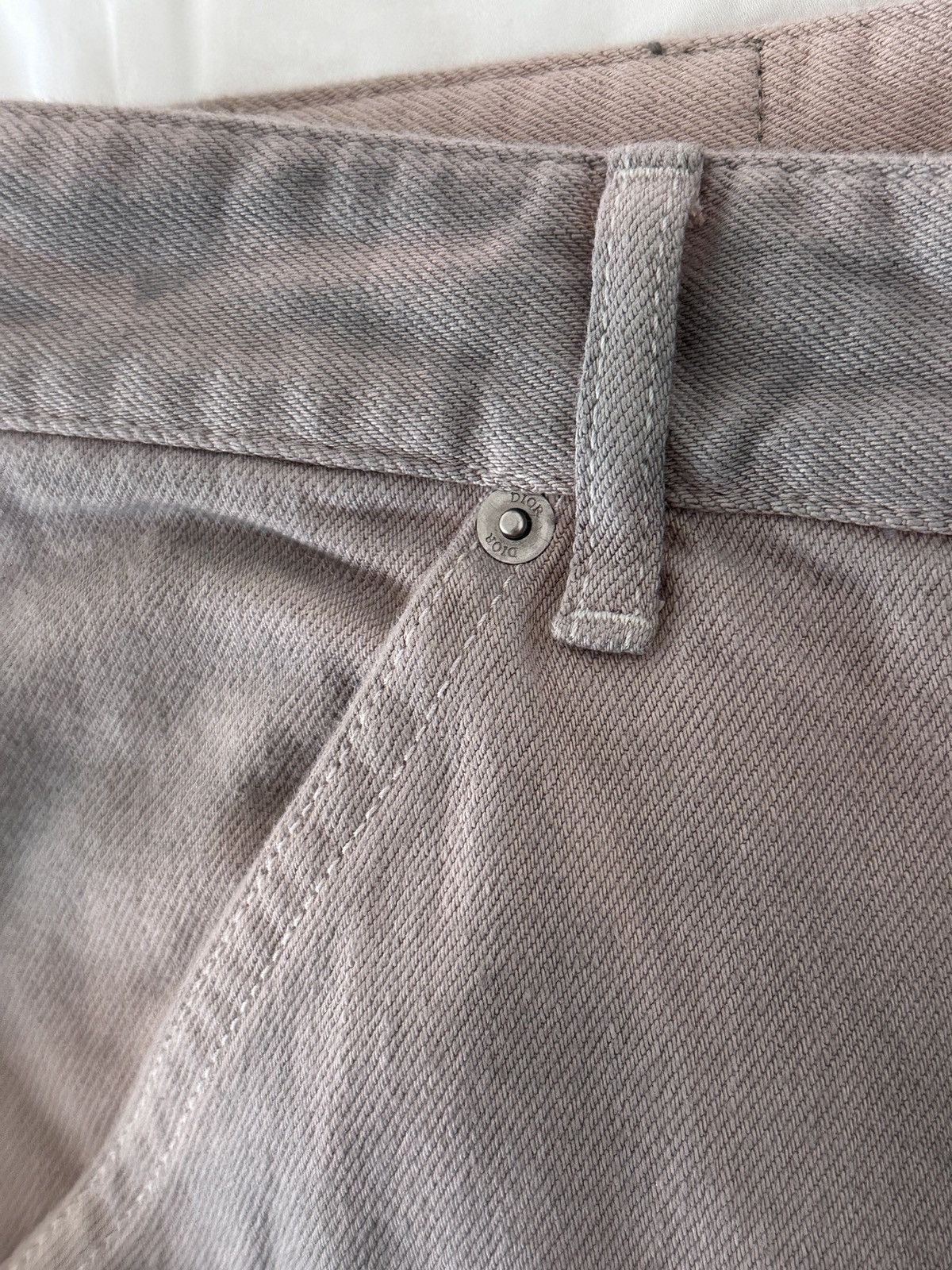 Dior × Kim Jones Christian Dior by Kim Jones lilac work cargo denim jeans Size US 30 / EU 46 - 11 Thumbnail