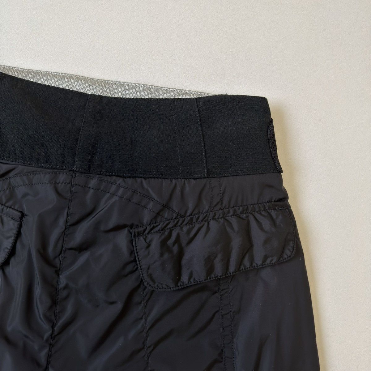 Prada Mid 2000s Black Nylon Ski Trousers Size 26" / US 2 / IT 38 - 18 Thumbnail
