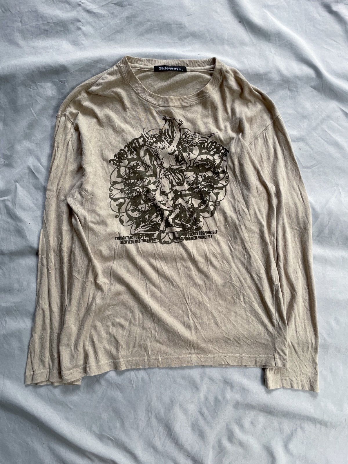 Japanese Brand SIDEWAY GOTHIC GRAPHIC LONG SLEEVE Size US L / EU 52-54 / 3 - 1 Thumbnail