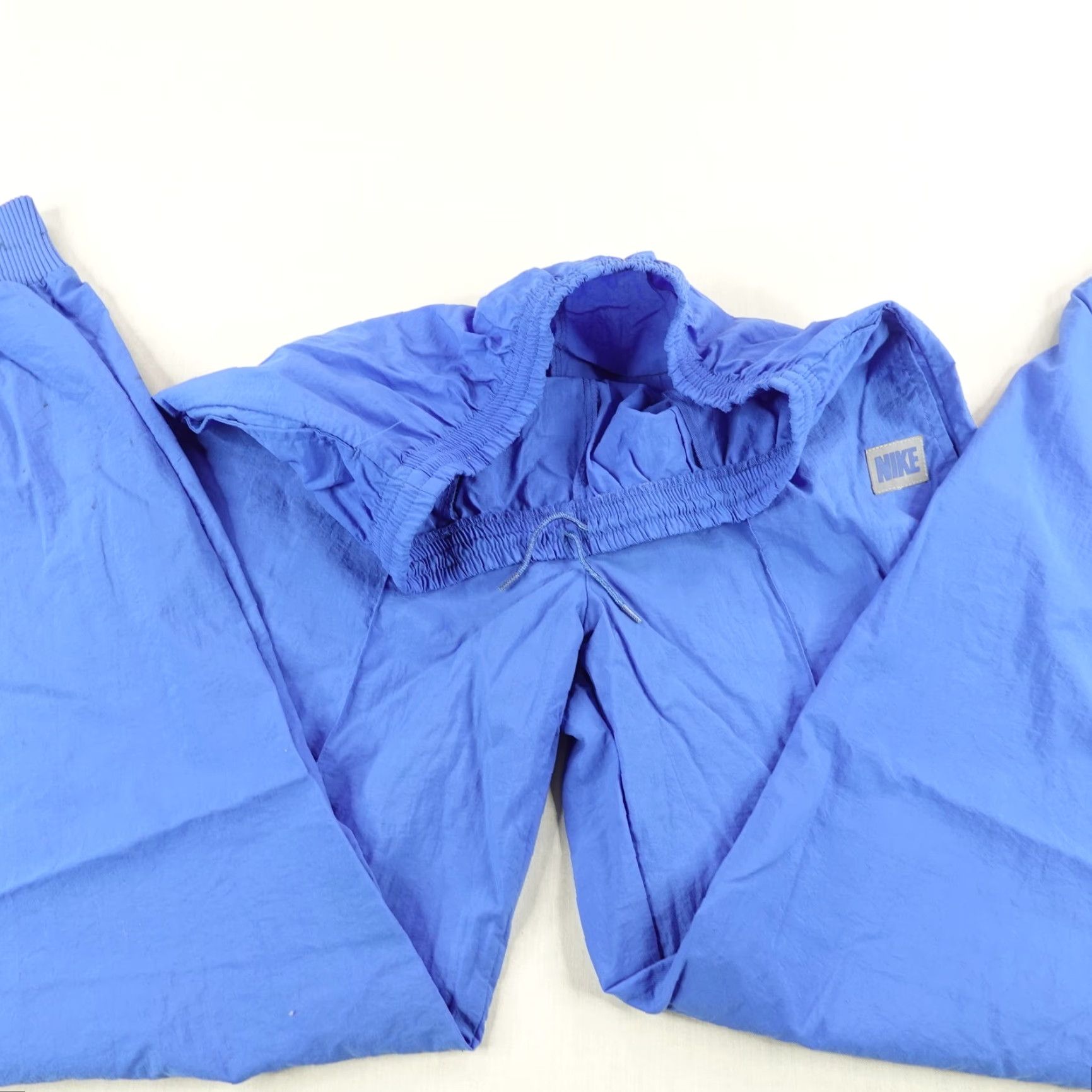 Nike VINTAGE Nike Track Pants Mens Medium Blue Tapered Joggers 90s Activewear Size US 28 / EU 44 - 7 Thumbnail