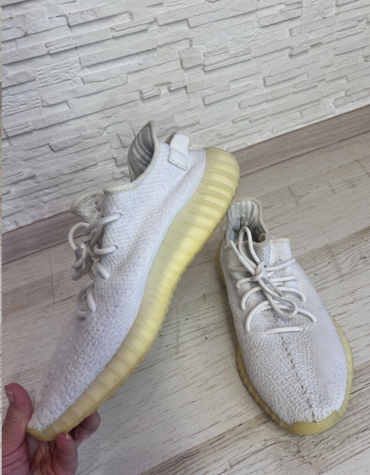 Adidas Adidas Yeezy Boost 350 V2 “White” (CP9366) – Size US 12 Size US 12 / EU 45 - 8 Thumbnail