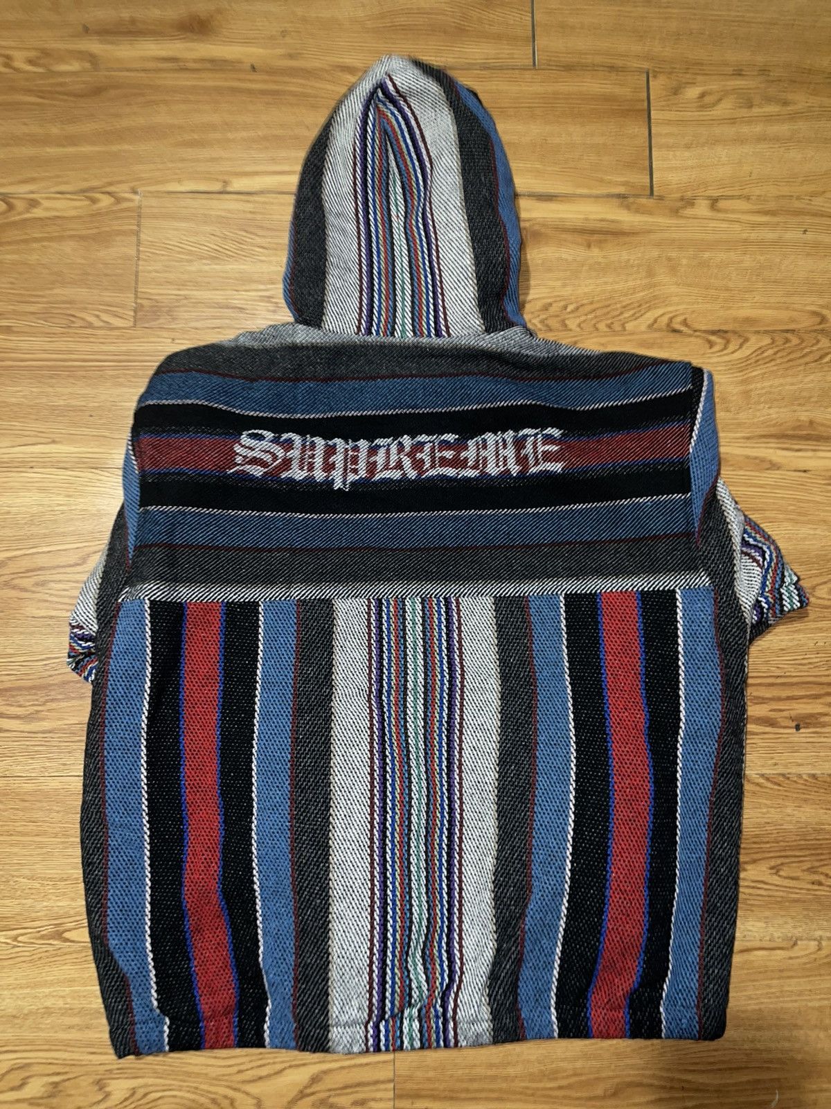 ジャケット・アウター Supreme Woven Stripe Hooded Jacket black Supreme Woven Stripe Hooded Jacket (SS25) - $298