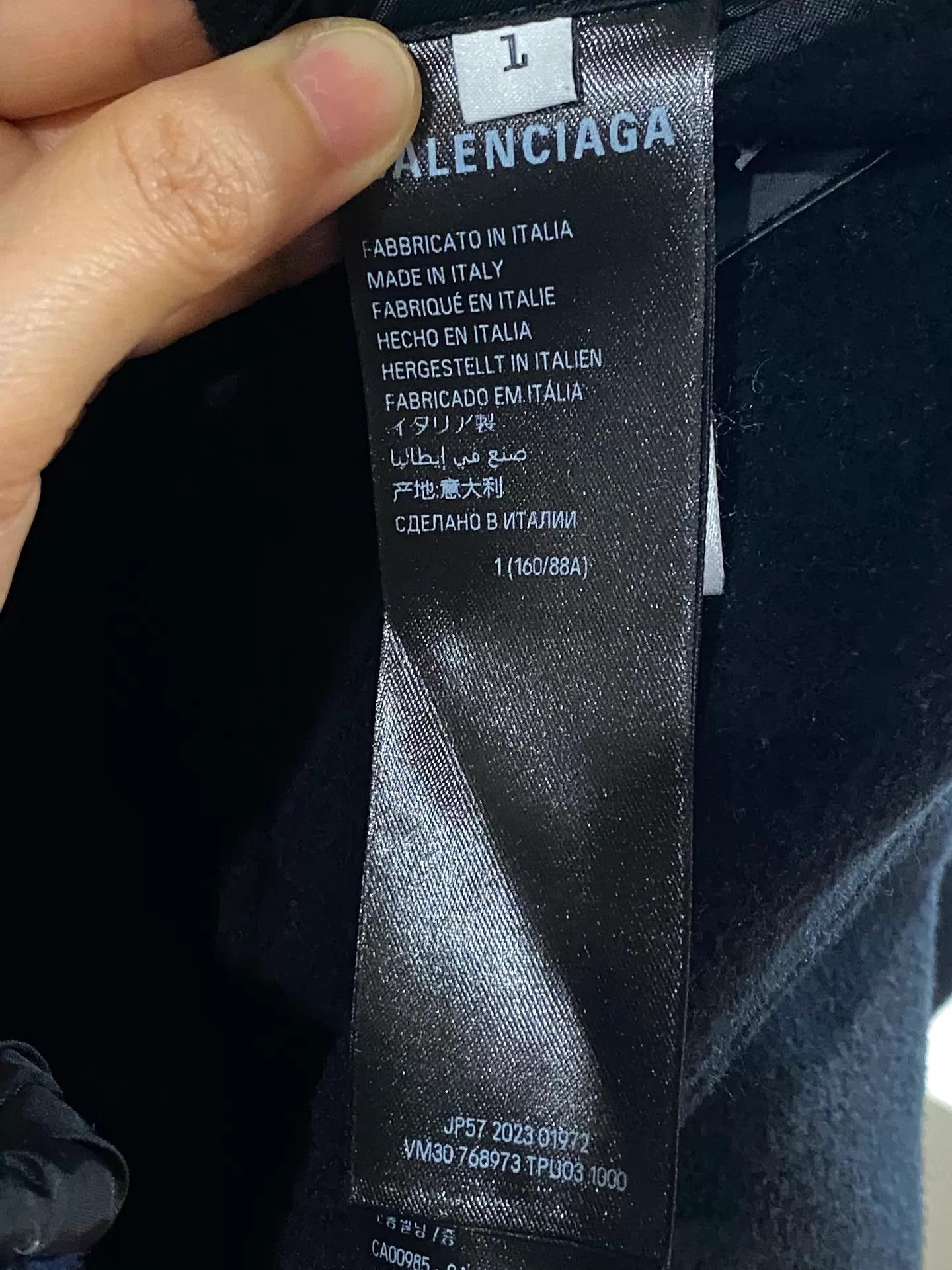 Balenciaga Balenciaga Classic Oversized Wool Unisex Coat Size 1 Size US S / EU 44-46 / 1 - 4 Thumbnail