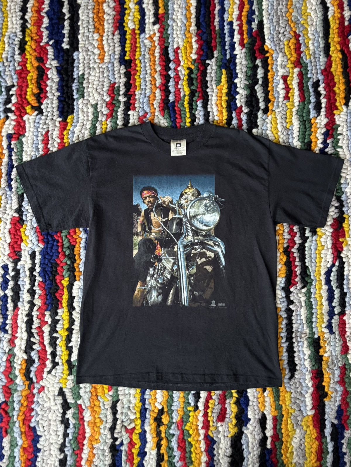Vintage Jimmy Hendrix Band Tee 1997 Motorcycle