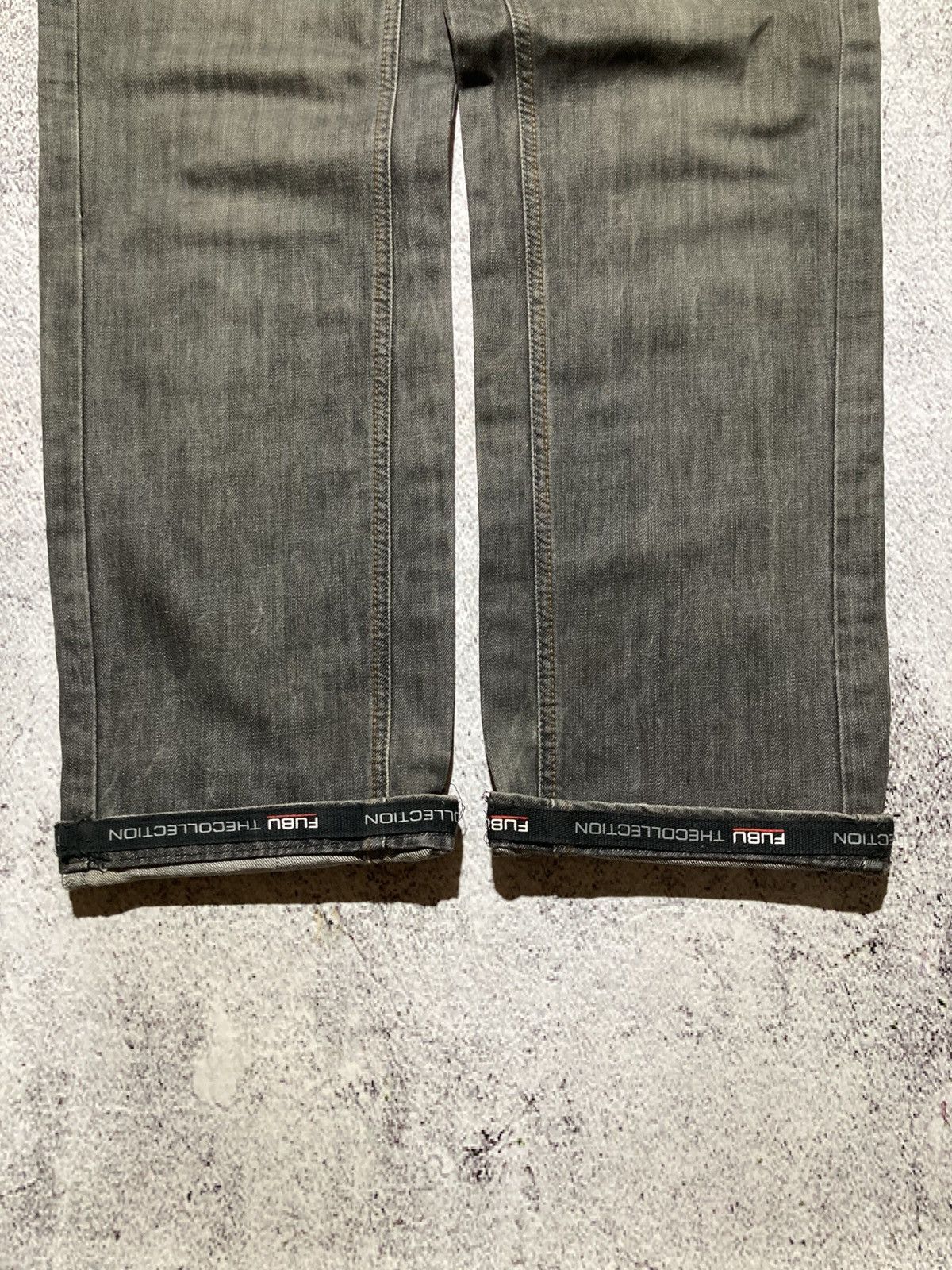 Japanese Brand 2000s Fubu Collection Washed Jeans Pants Charcoal Y2k Size US 34 / EU 50 - 9 Thumbnail