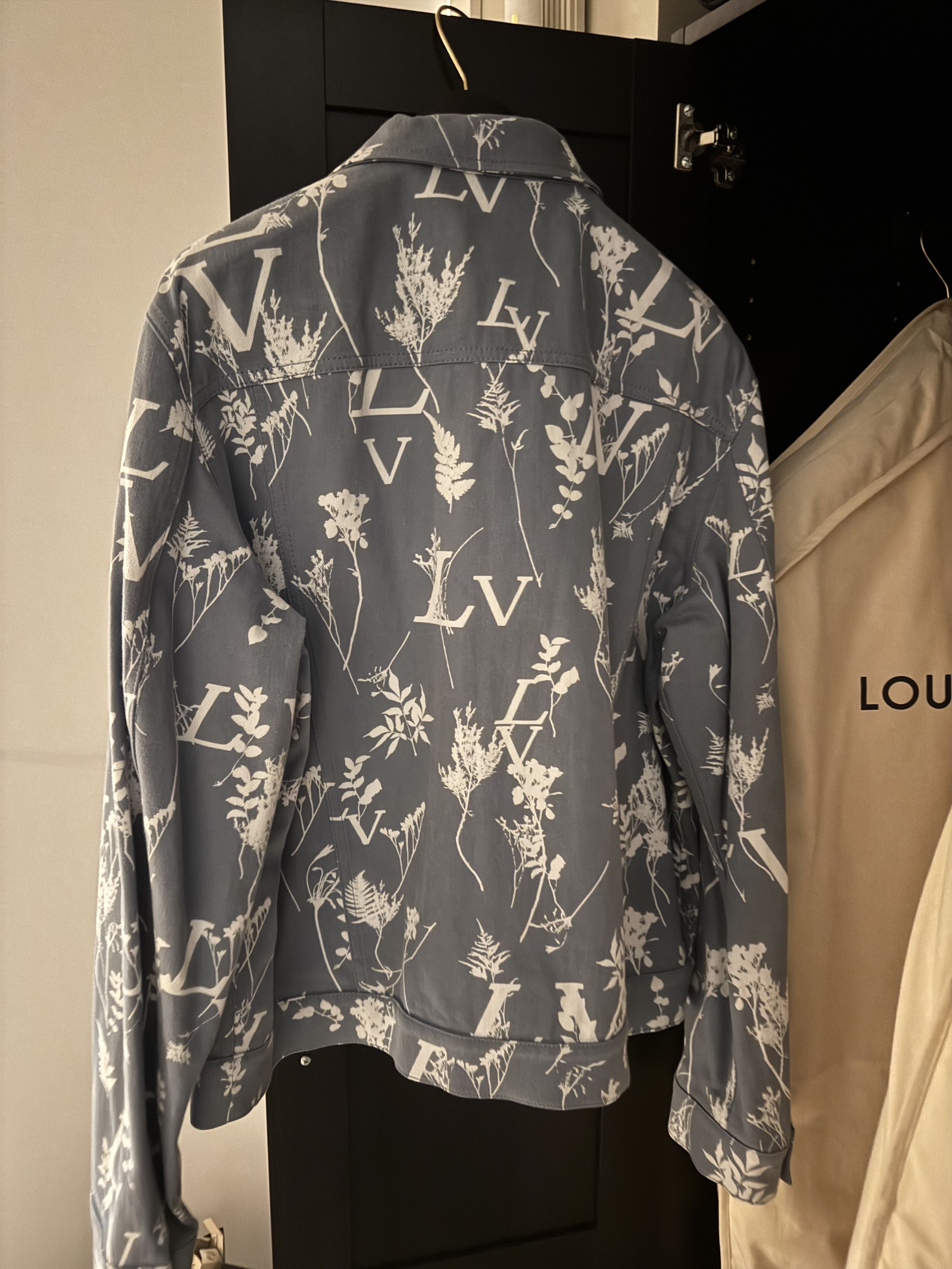 Louis Vuitton Louis Vuitton DNA Leaf Denim Jacket Size US L / EU 52-54 / 3 - 2 Thumbnail