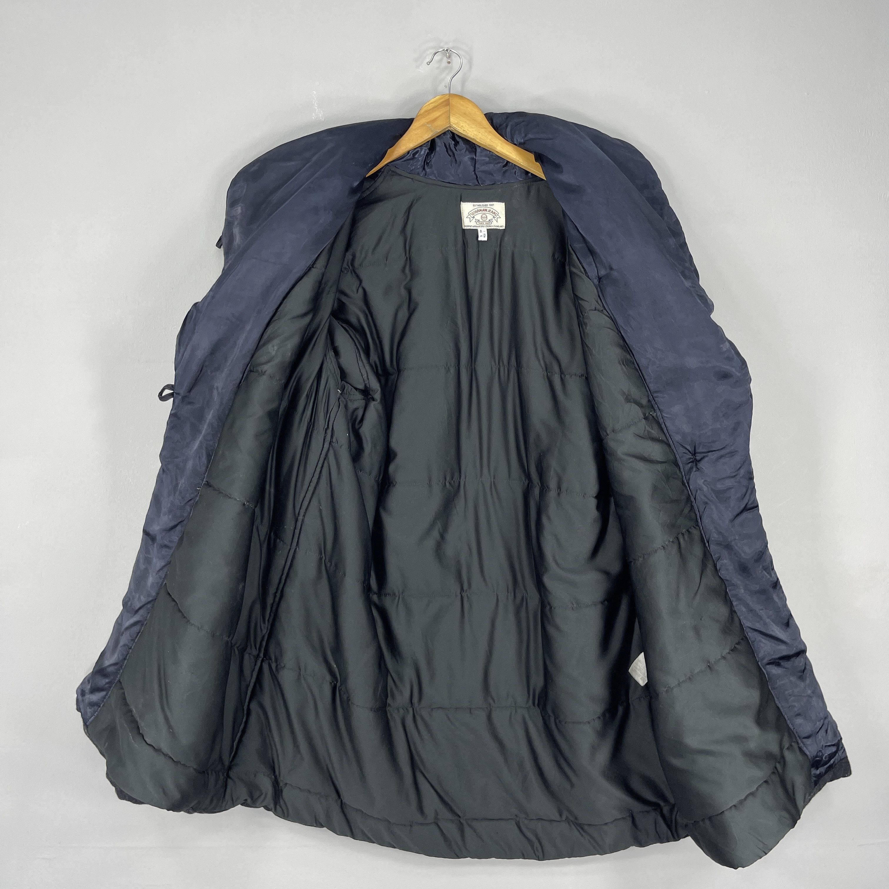 Giorgio Armani Vintage 1990s ARMANI Simin T Shaw Collar Puffer Long Coat Size US L / EU 52-54 / 3 - 7 Thumbnail