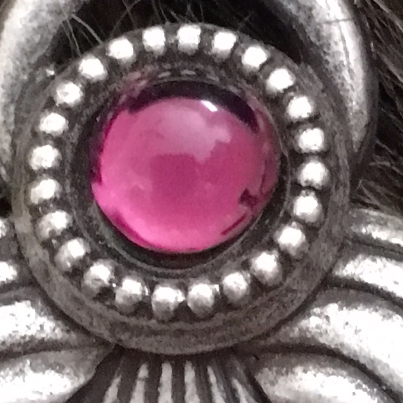 Kenneth Cole Kenneth Cole purple cabochon silver angel brooch Size ONE SIZE - 3 Thumbnail