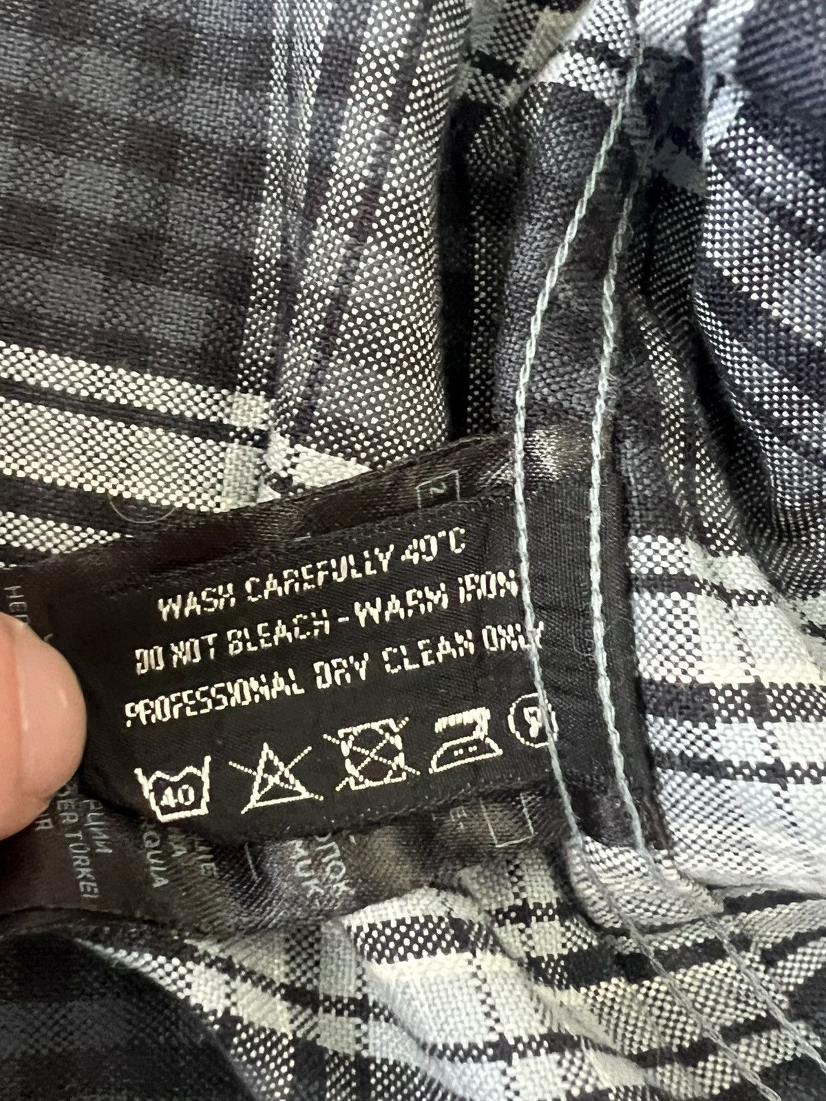 Tom Ford Tom Ford Plaid Button Up Black / White Size US M / EU 48-50 / 2 - 10 Thumbnail