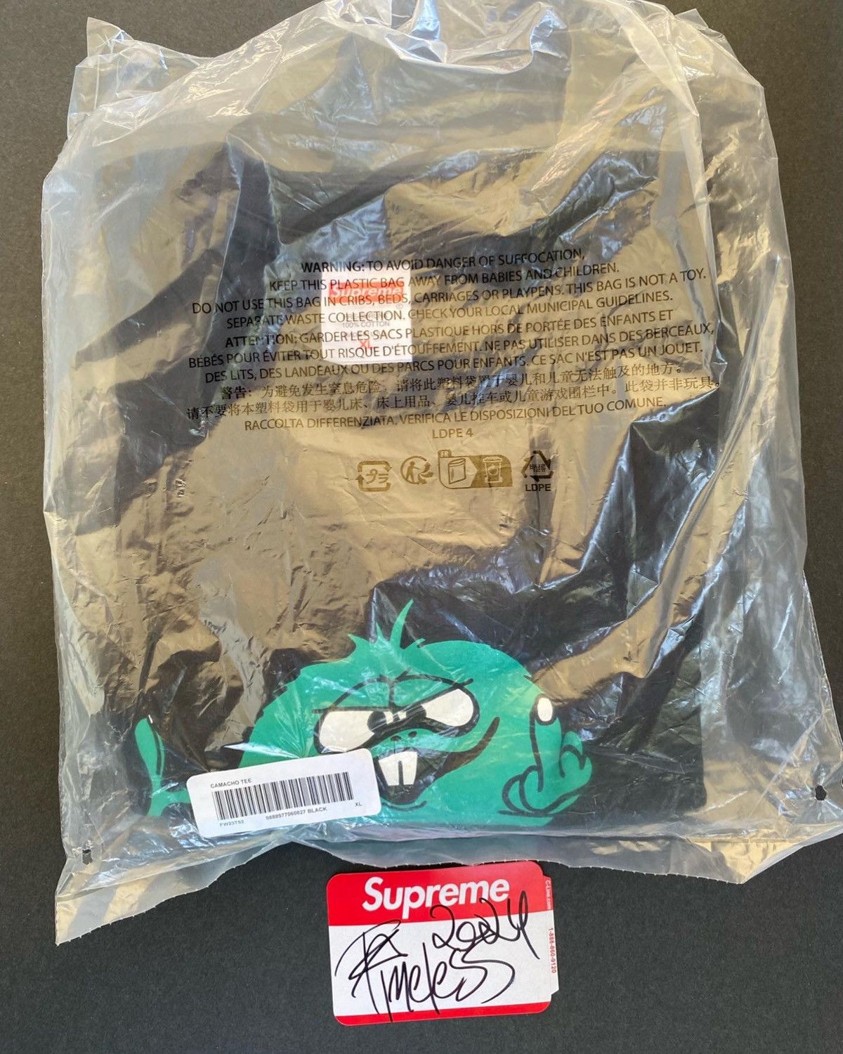 Supreme Supreme Camacho Tee Size US XL / EU 56 / 4 - 2 Thumbnail