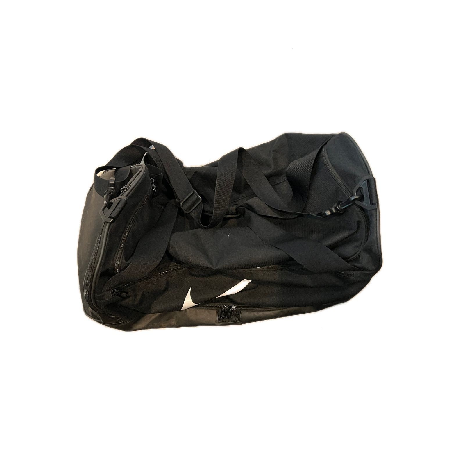 Nike Nike Brasilia 9.5 Black Medium 60L Duffel Gym Bag Size ONE SIZE - 2 Thumbnail